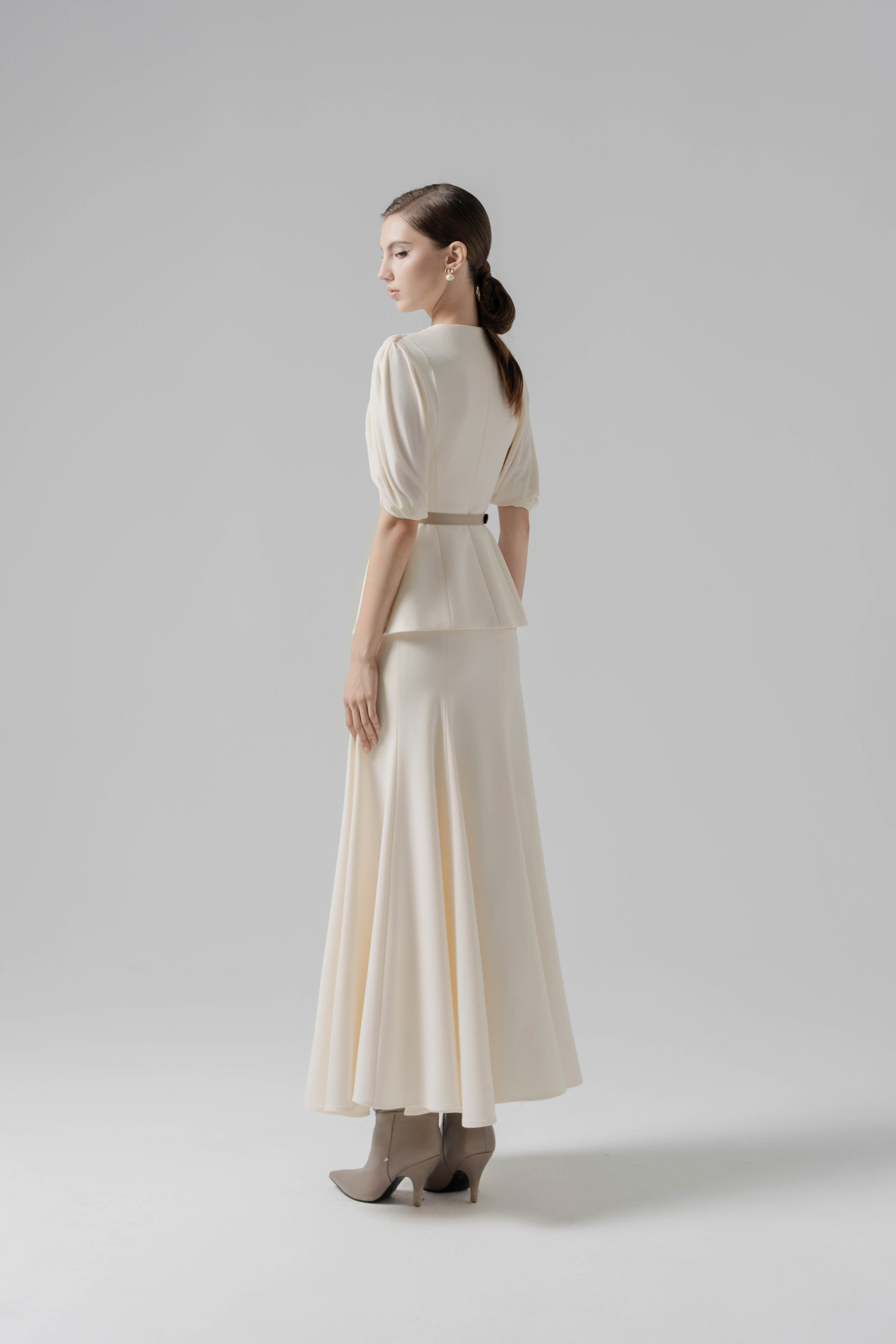 Veil Fold Blazer & Skirt