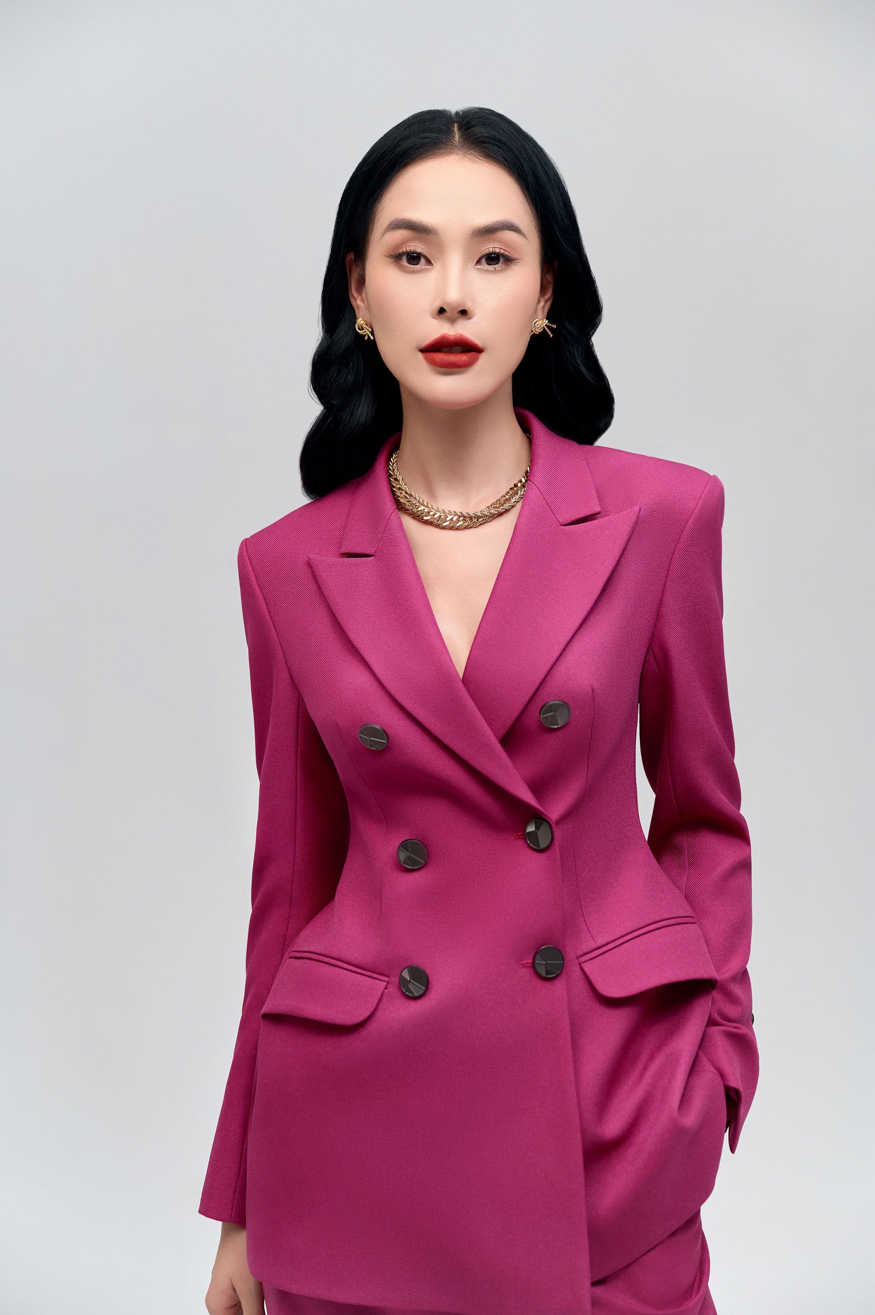 Calla Magenta Classic Blazer