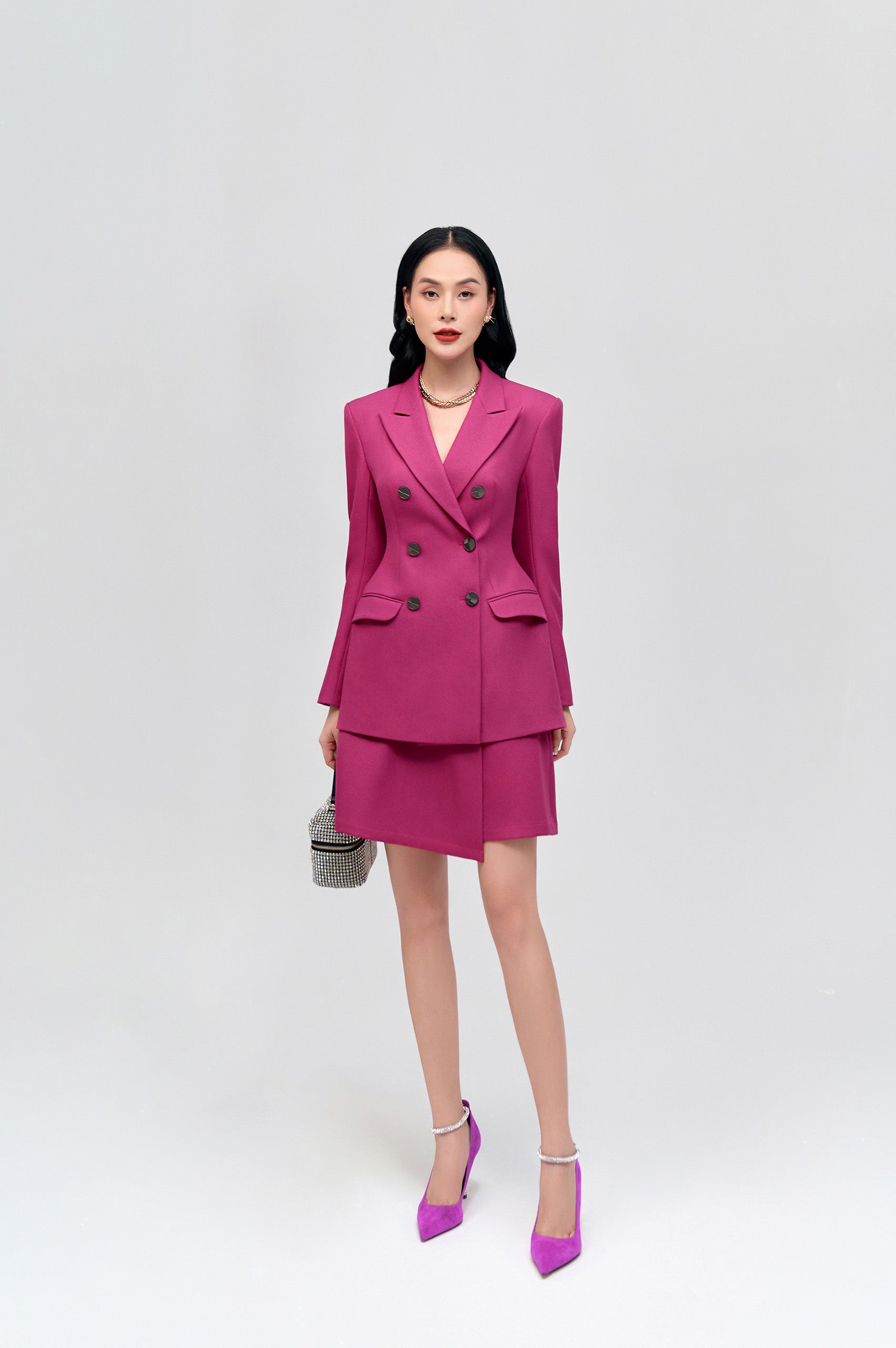 Calla Magenta Flap Skirt