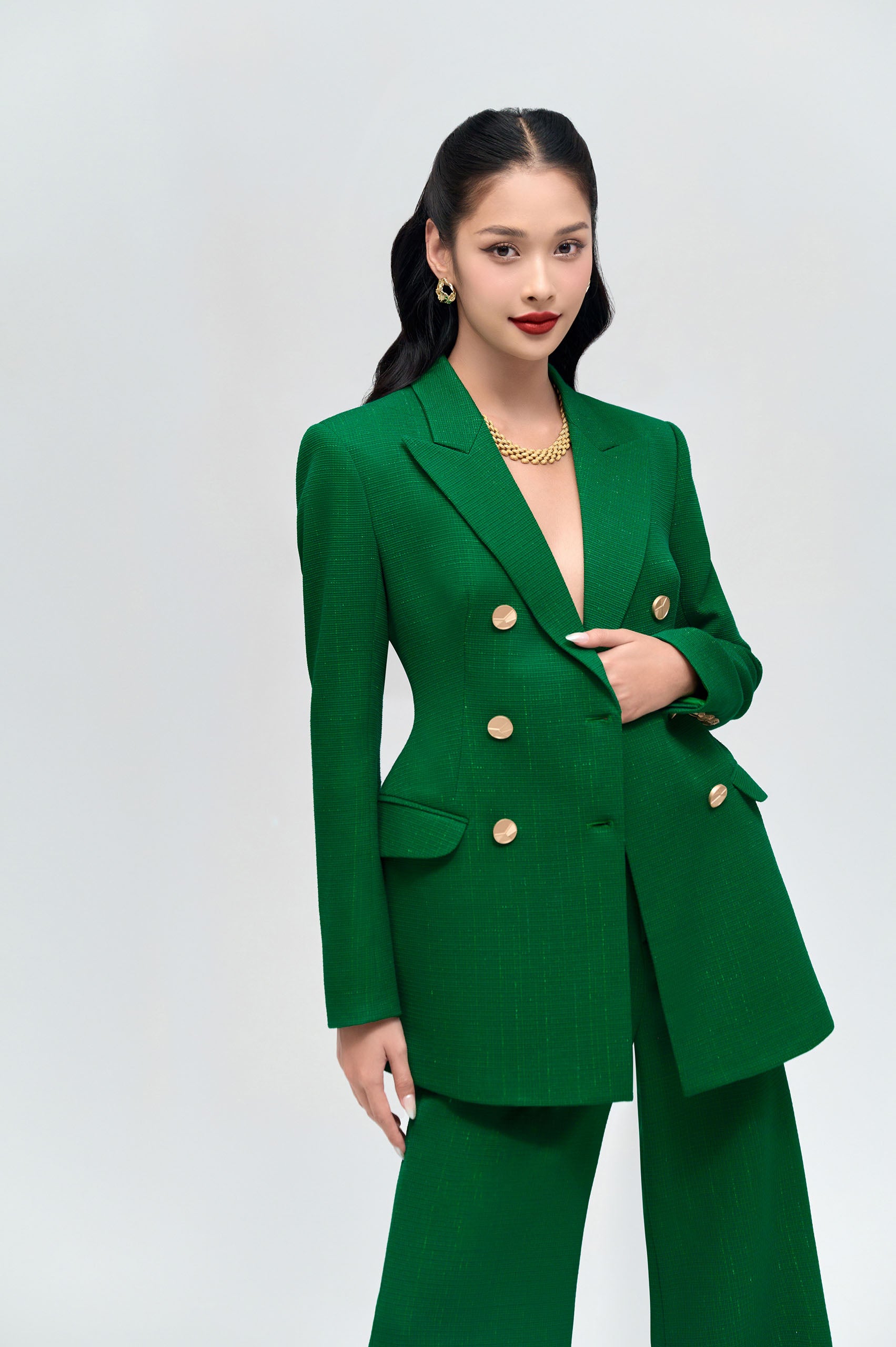Emerald Forest Green Classic Blazer