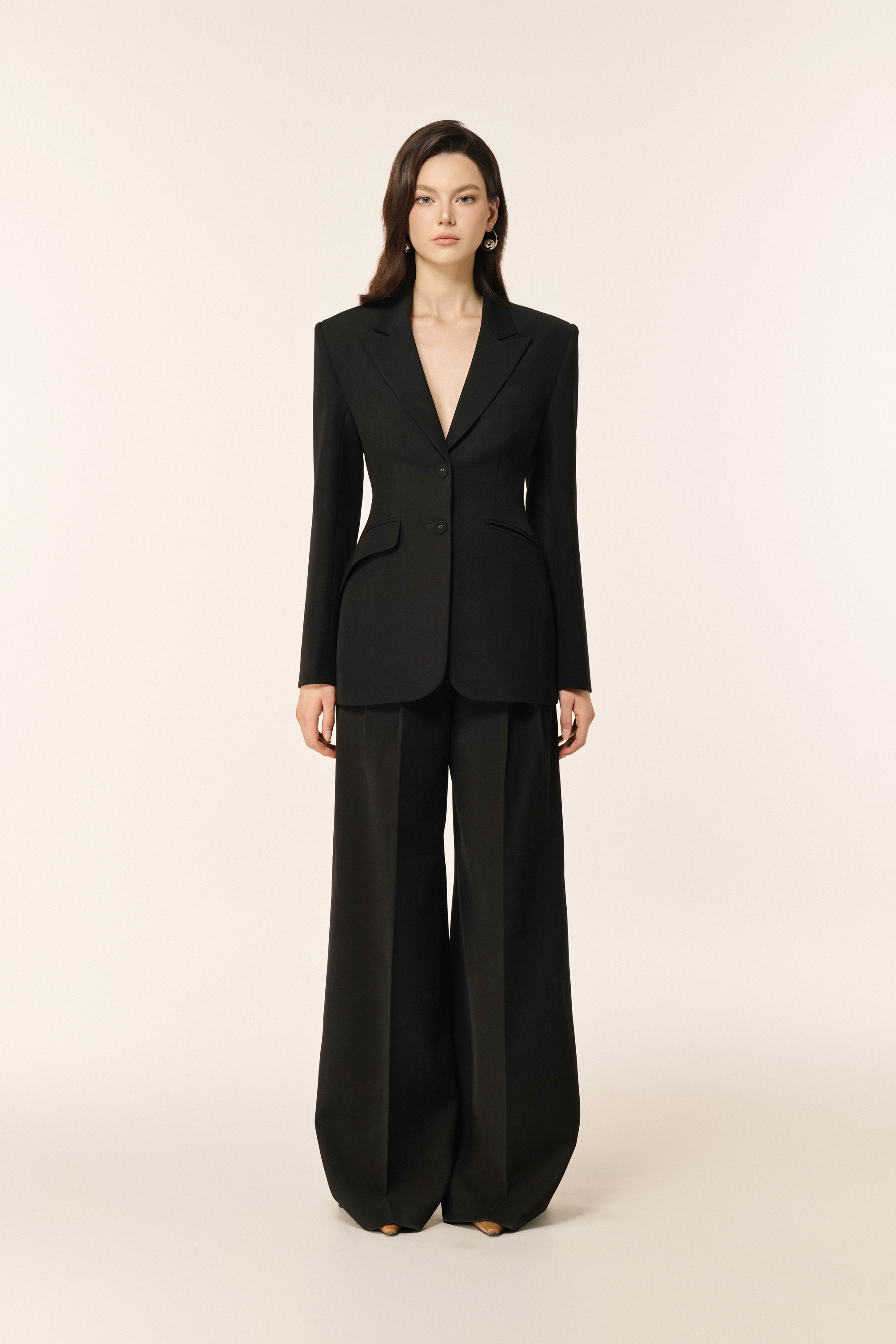 Classic Suit Pants in Black