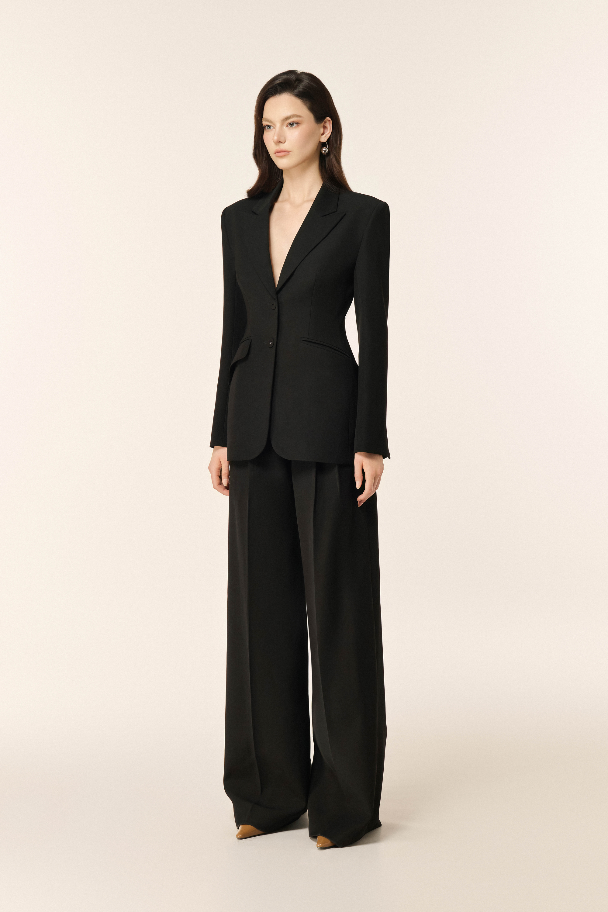 Classic Suit Pants in Black