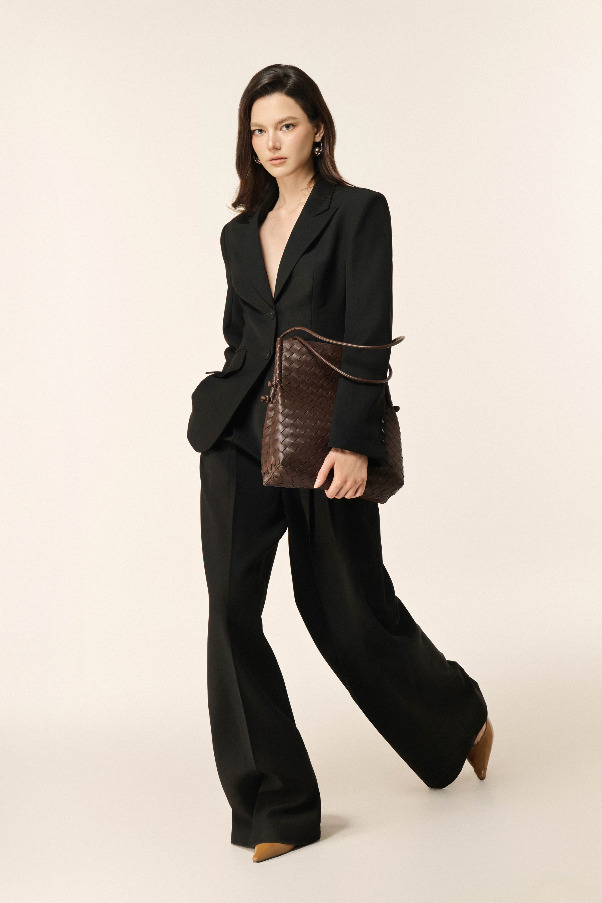 Classic Suit Pants in Black