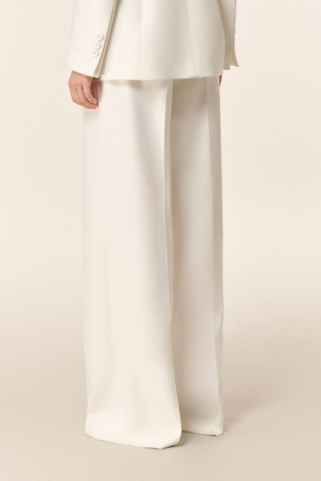 Classic Suit Pants in White