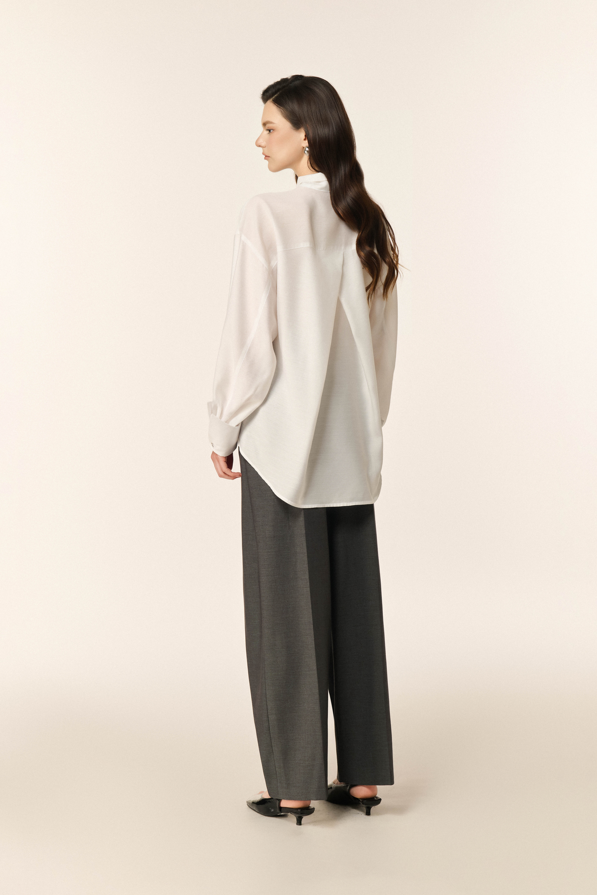 Airglow Short Long Sleeve Shirt, Ease Gilet & Ease Cocoon Pants in Dark Shadow 3 Pcs Set