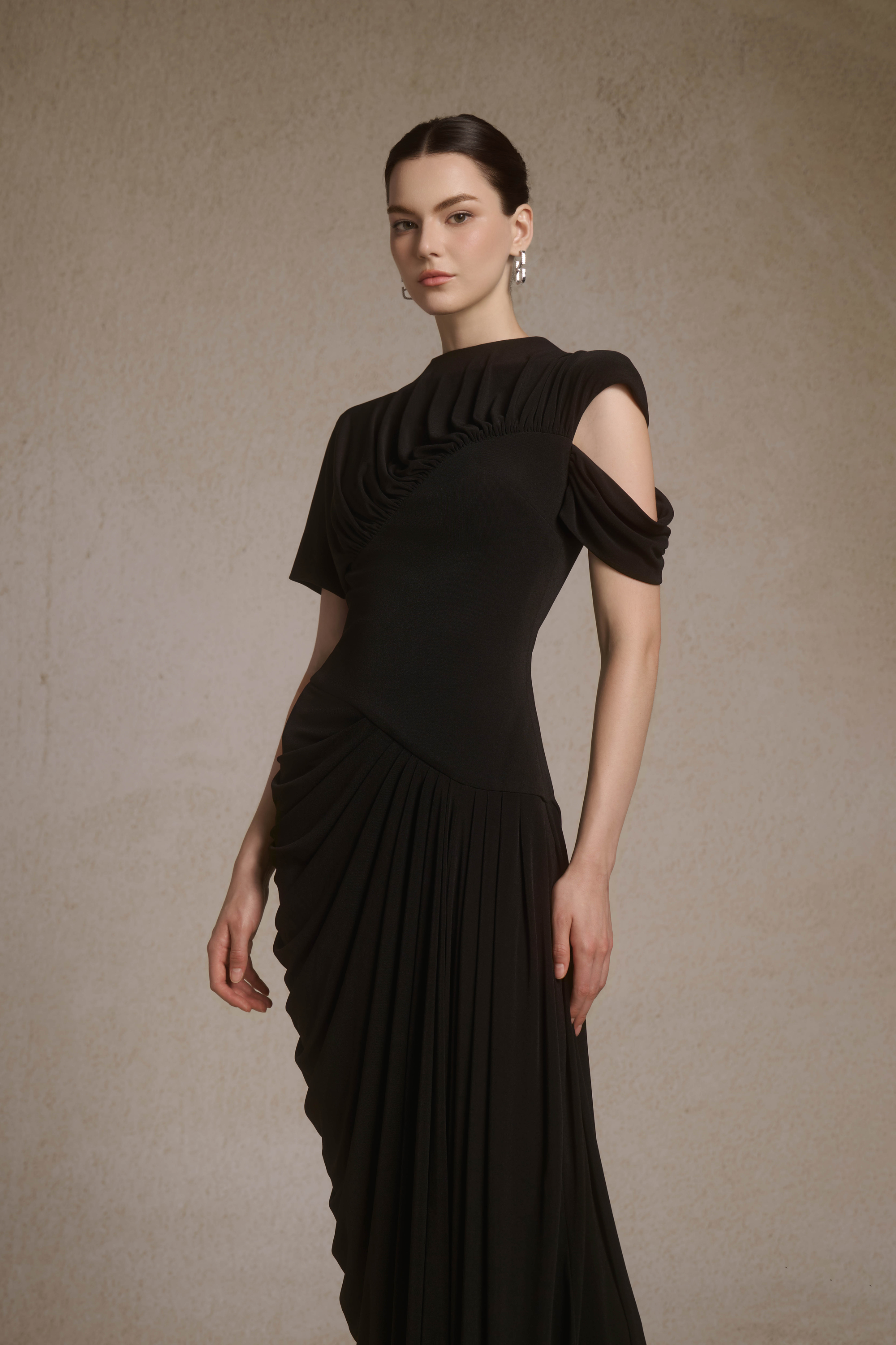 Eris Corset Dress in Black