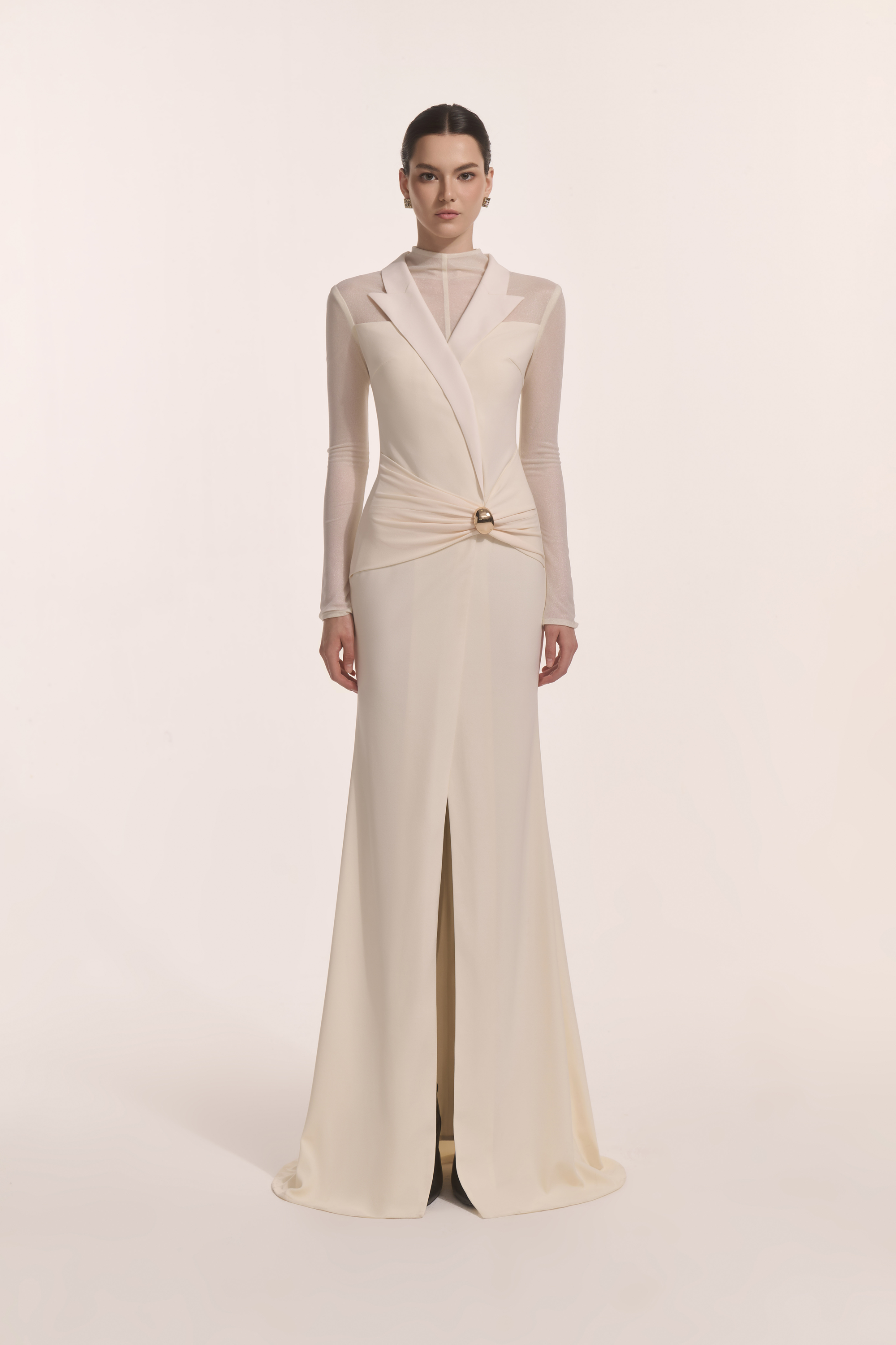 Vesta Knot Midi in Cream