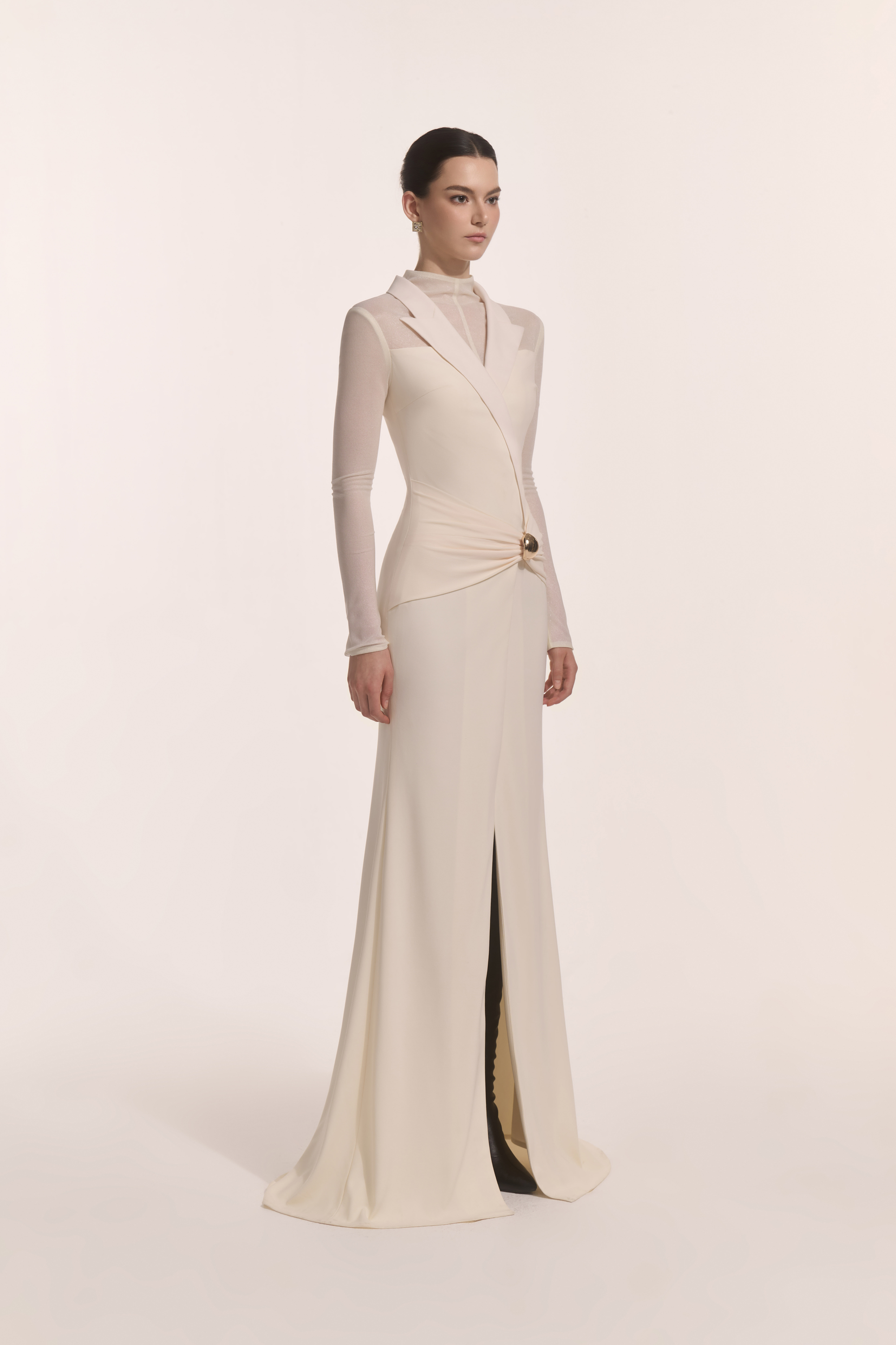 Vesta Knot Midi in Cream