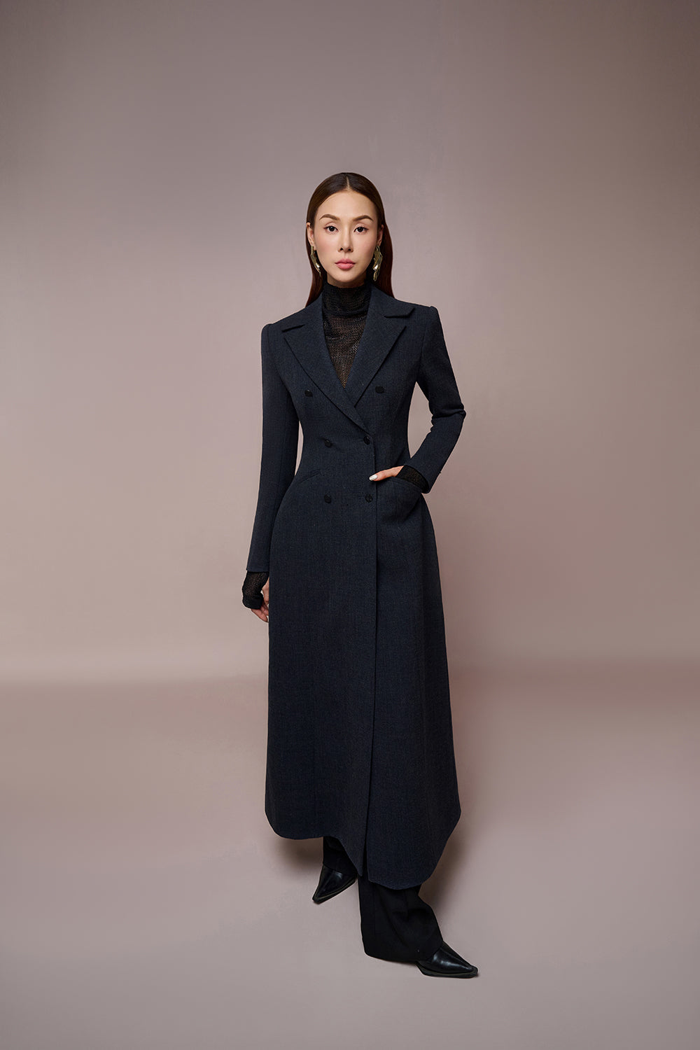 Athalia A-line Overcoat