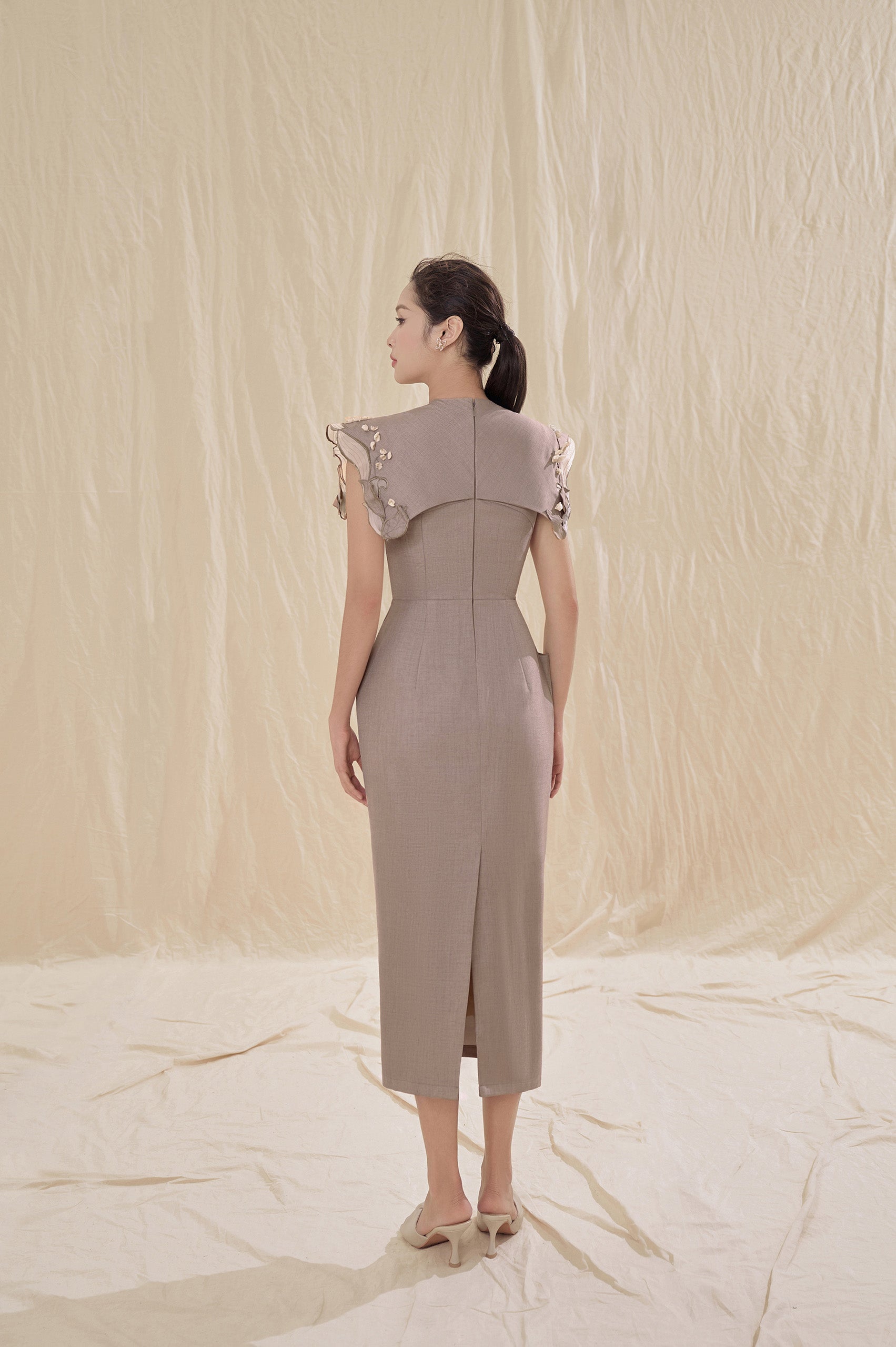 Gianna Square Shoulder Dress