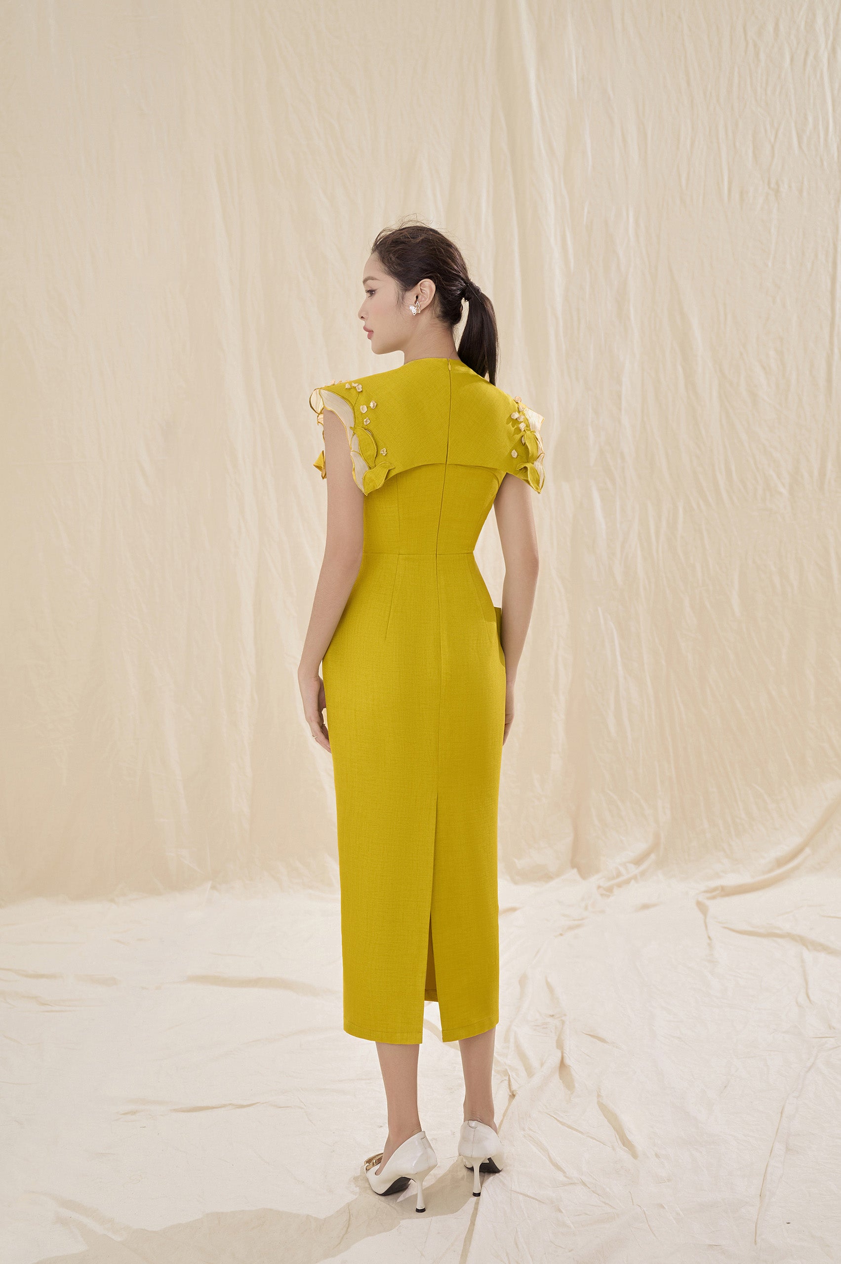 Serena Square Shoulder Dress