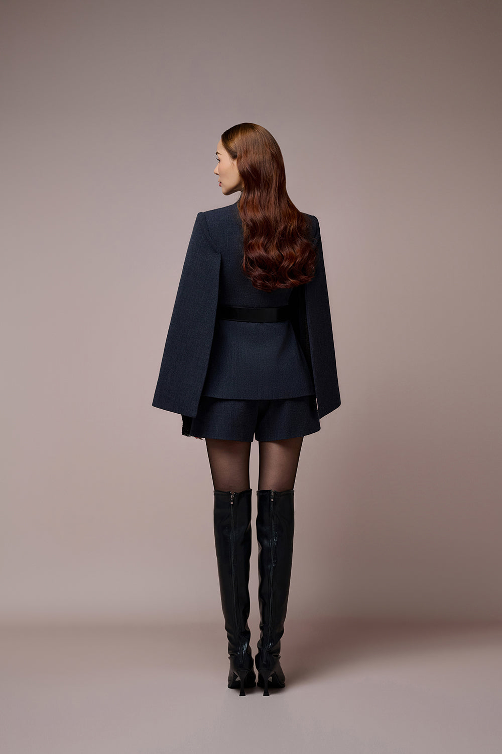 Chrysalis Caped Sleeves Blazer Chrysalis High Rise Short