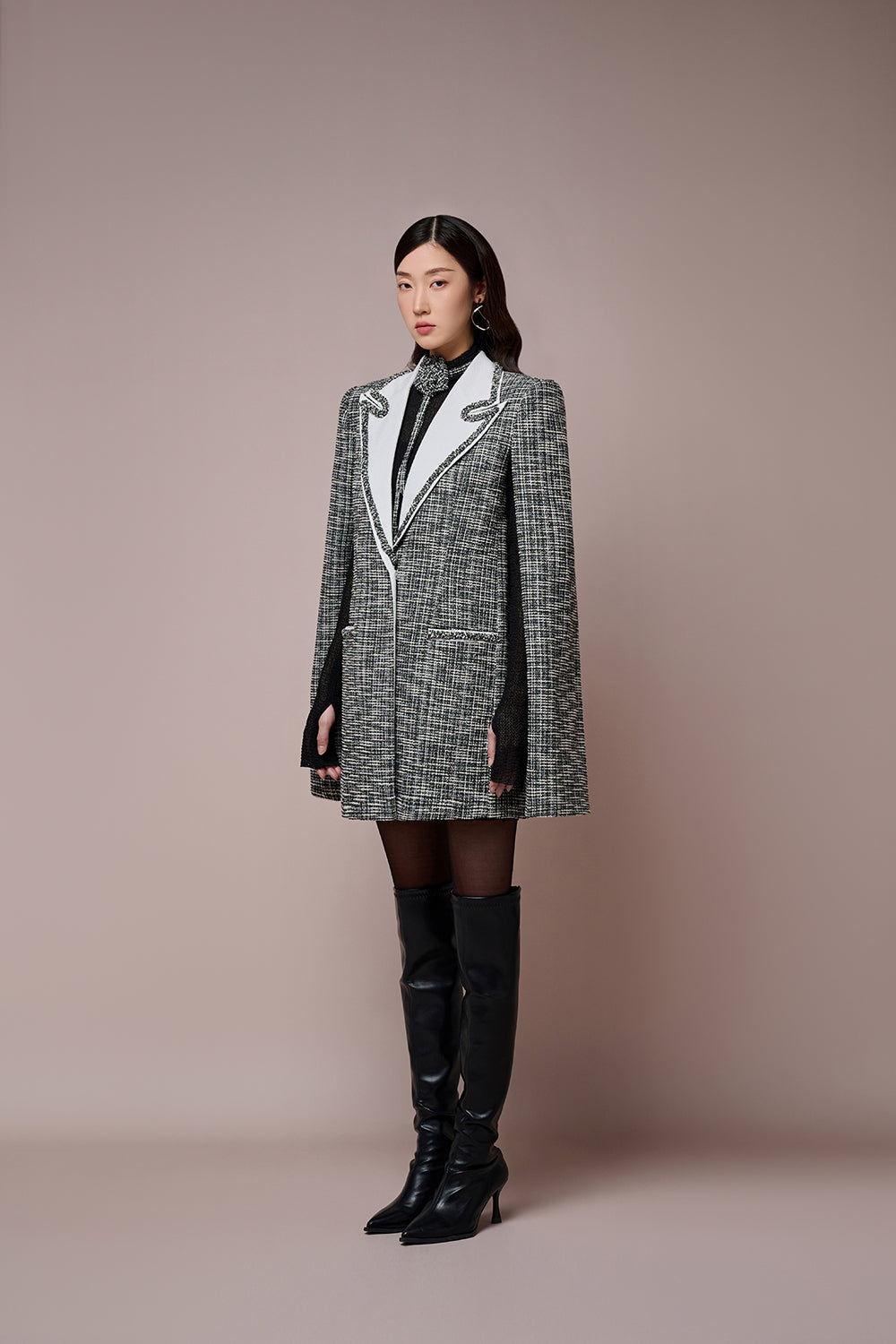 Esther Caped Sleeves Relaxed Jacket