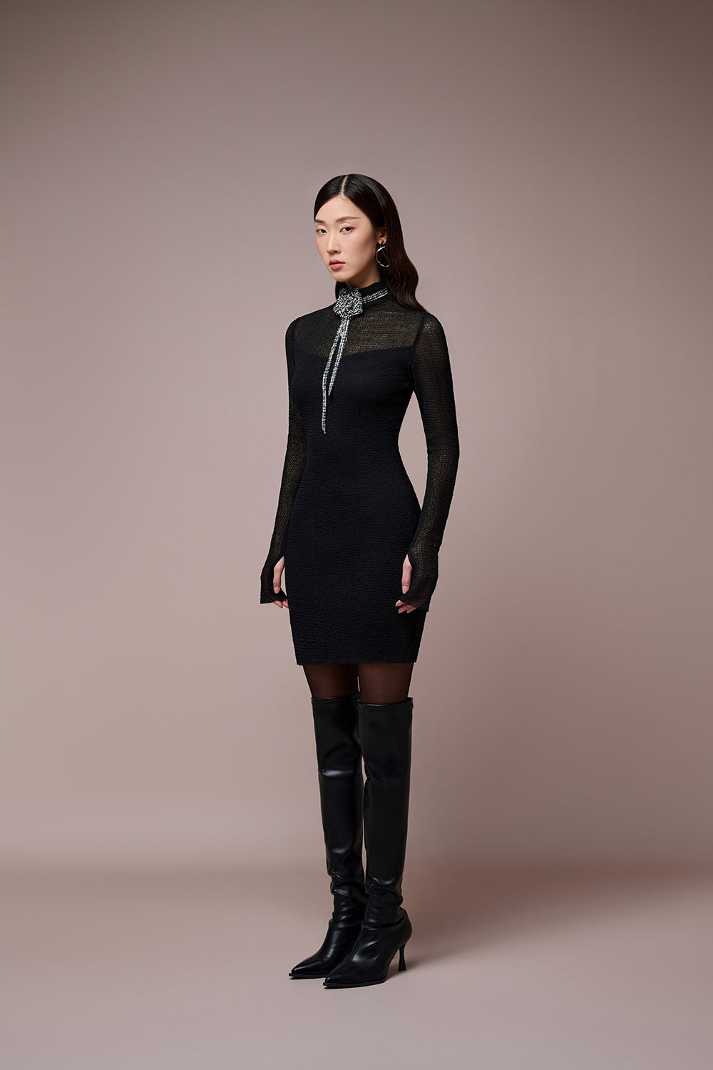Esther Wool Mini Dress