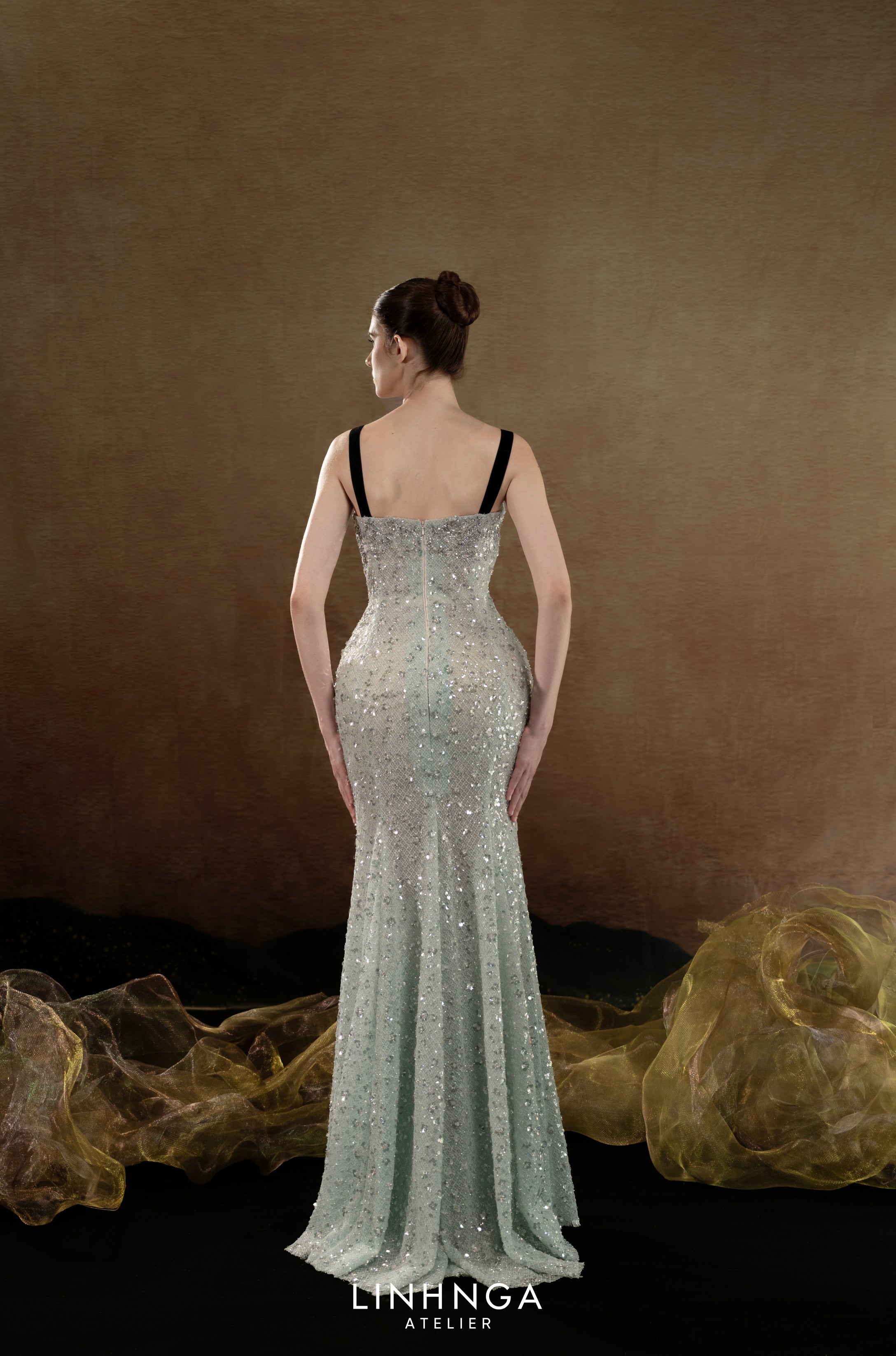 Linh Nga LMBCT297 – Icy Crystal Mermaid Elegance