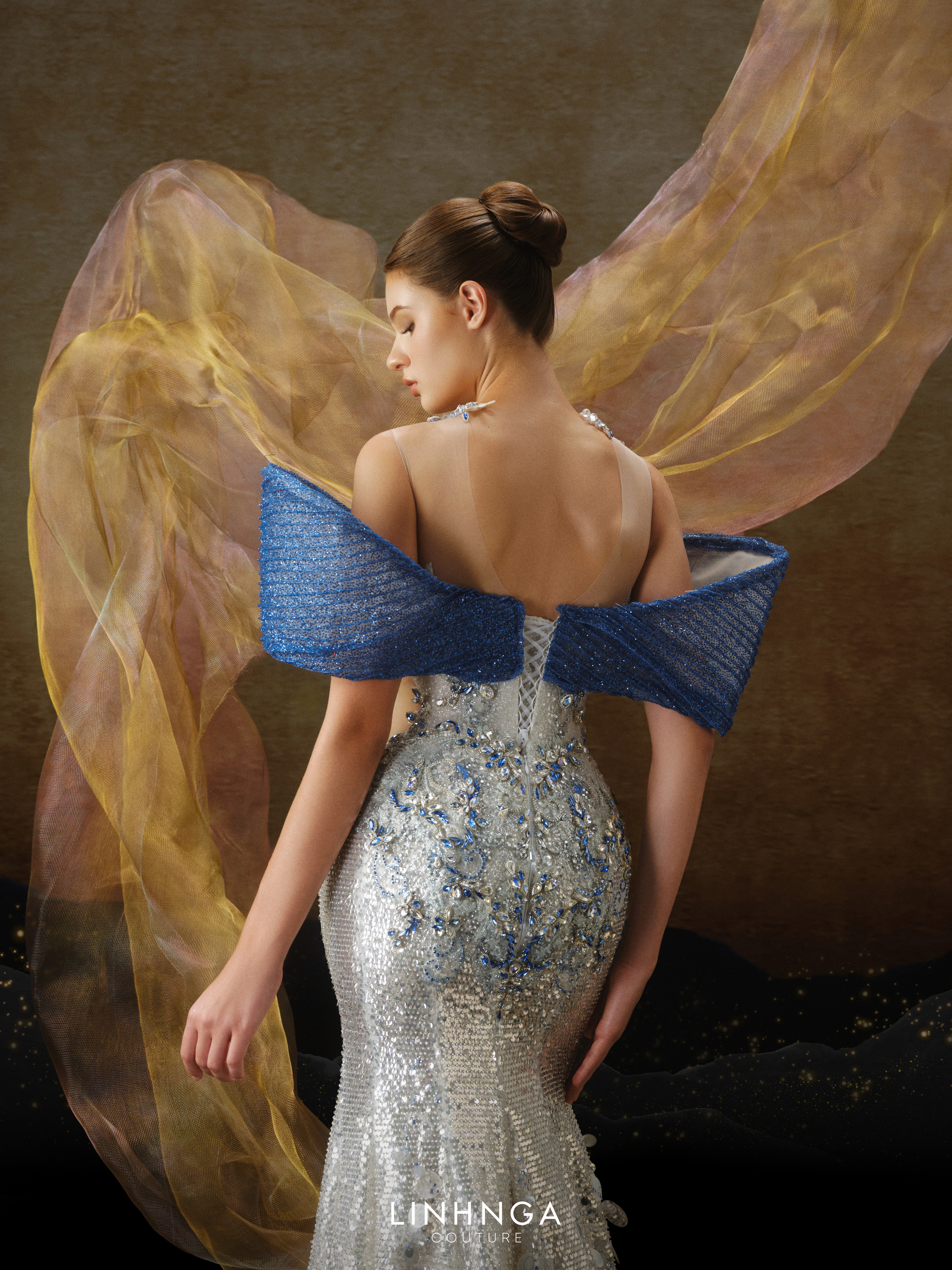 Linh Nga LMBCT300 – Limited Edition Fishtail Ballgown