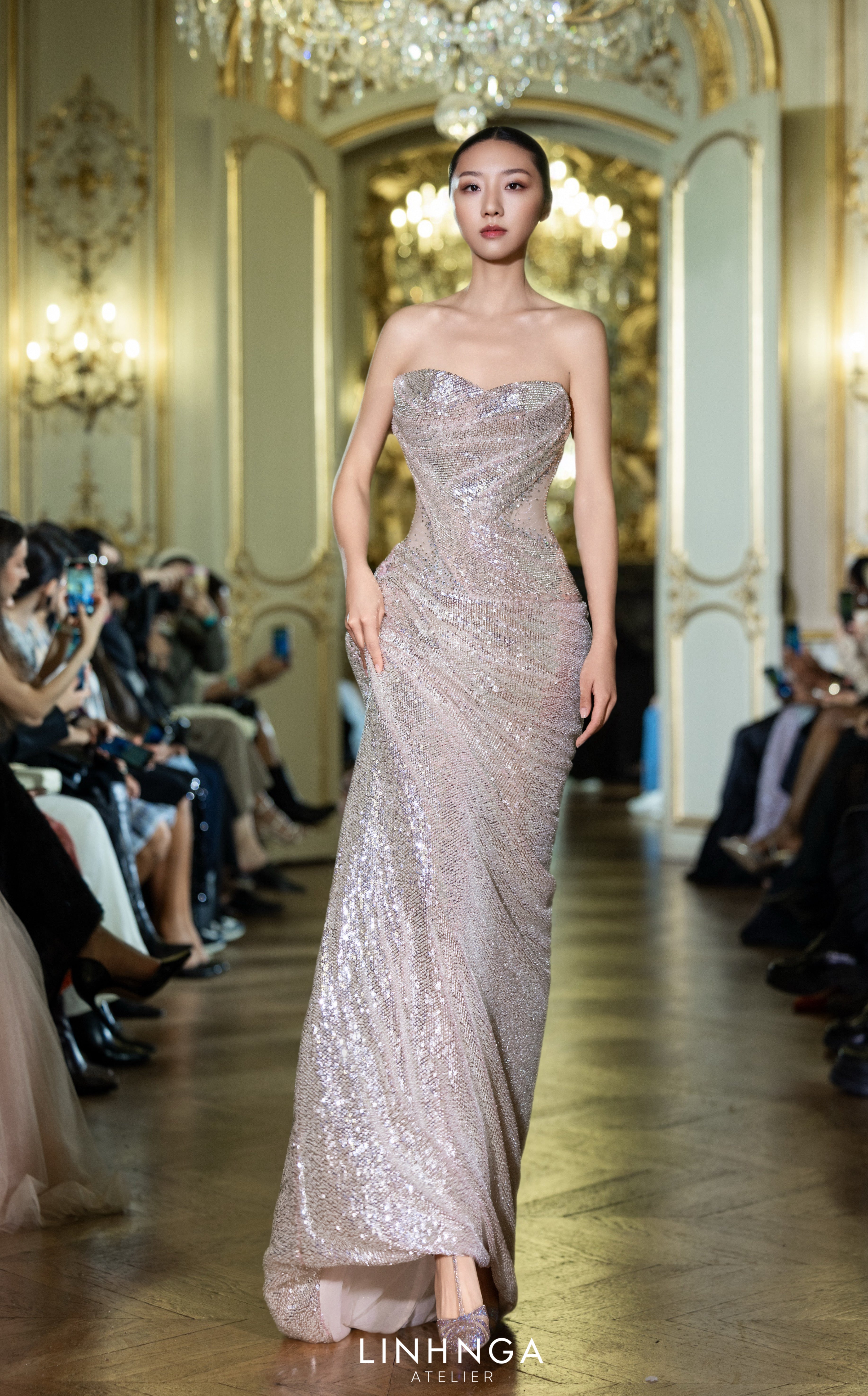 Linh Nga LMBCT302 – Limited Edition Fishtail Ballgown