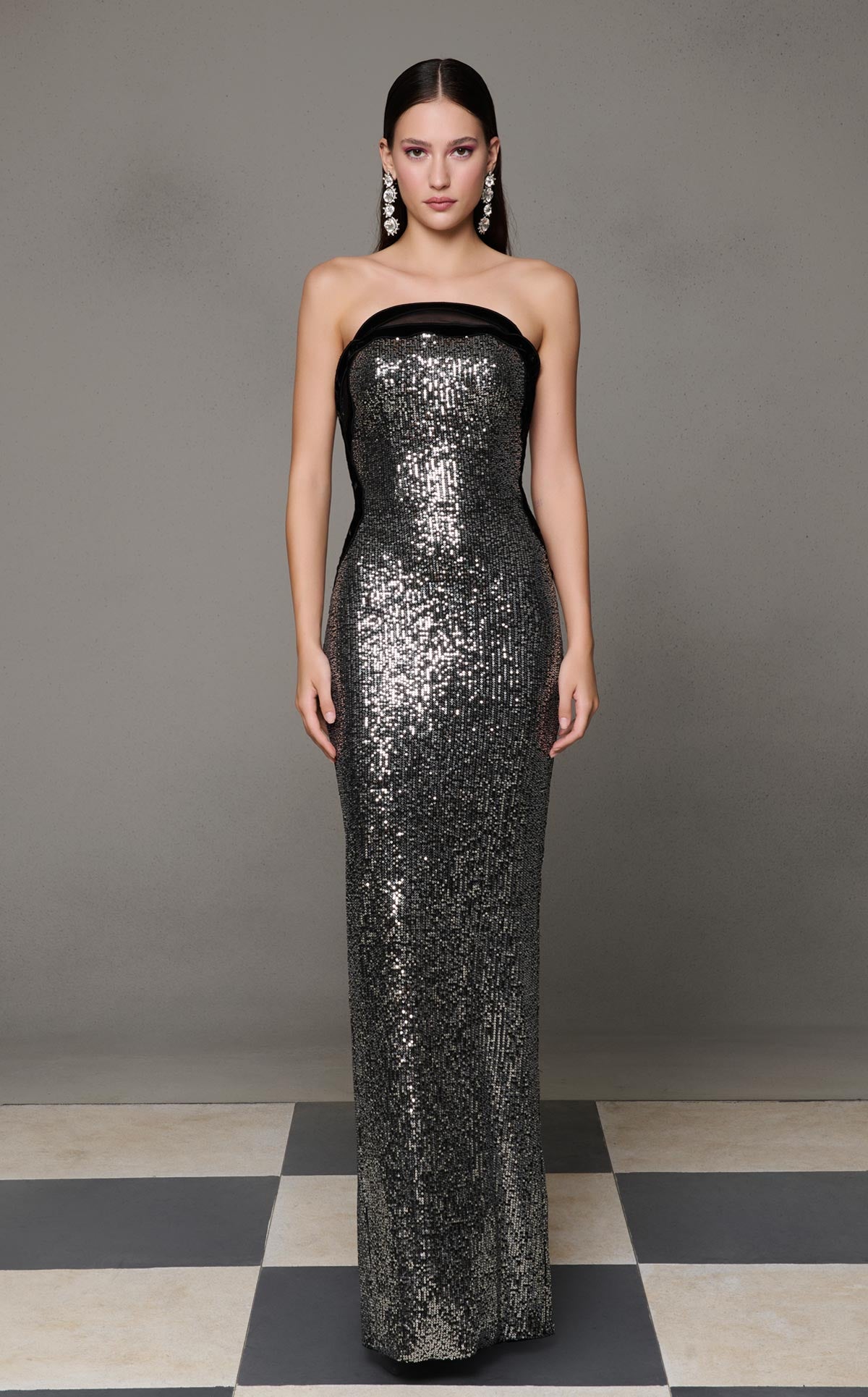 Long Evening Dress N0635