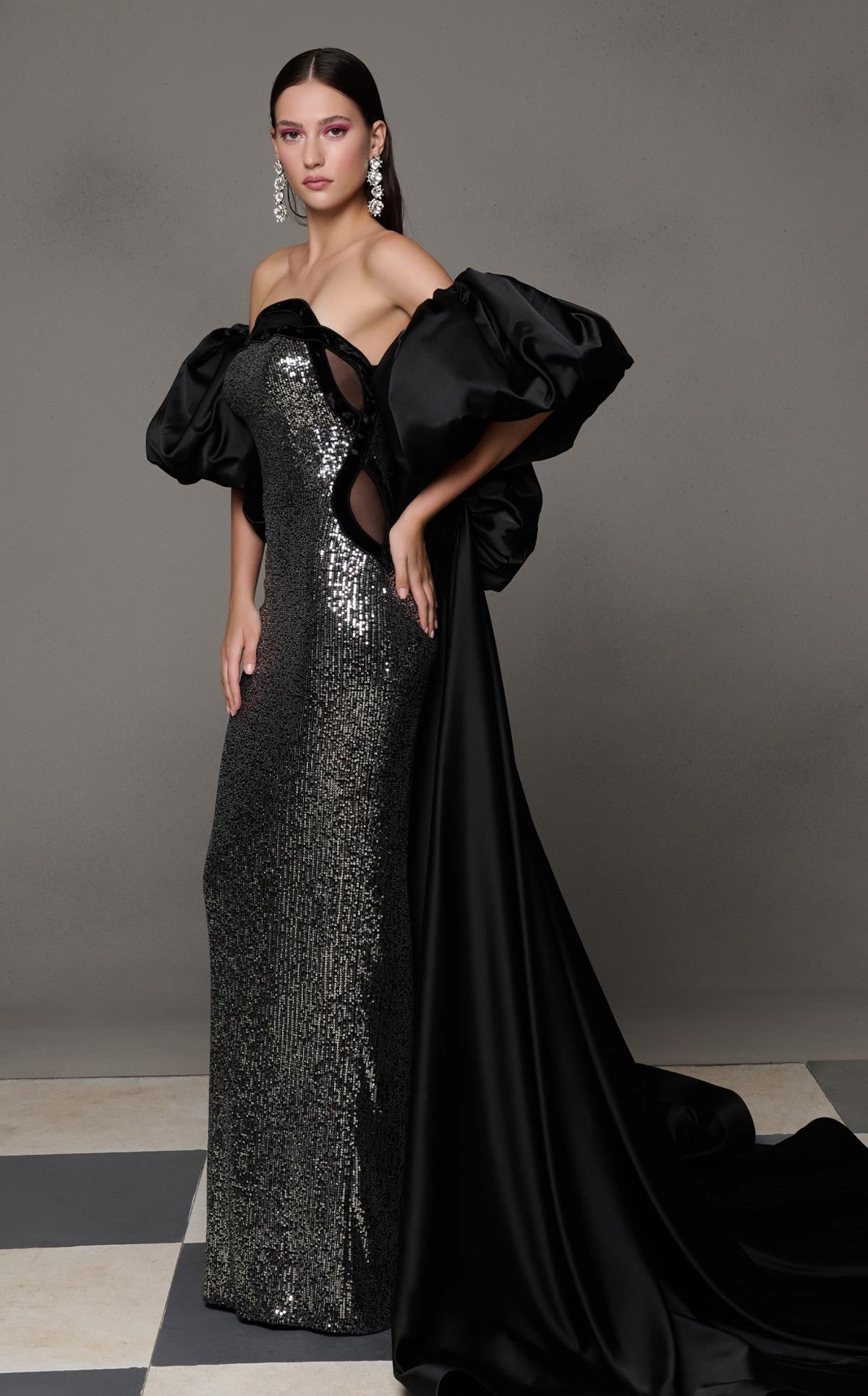 Long Evening Dress N0635