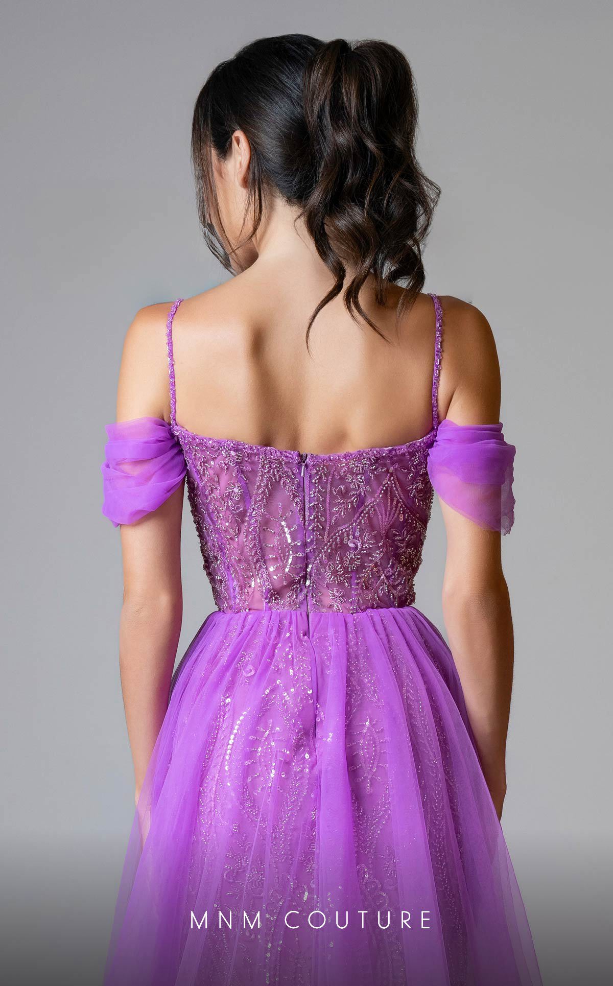 MNM Couture Style M1047 - Enchanting Tulle Elegance with Romantic Details