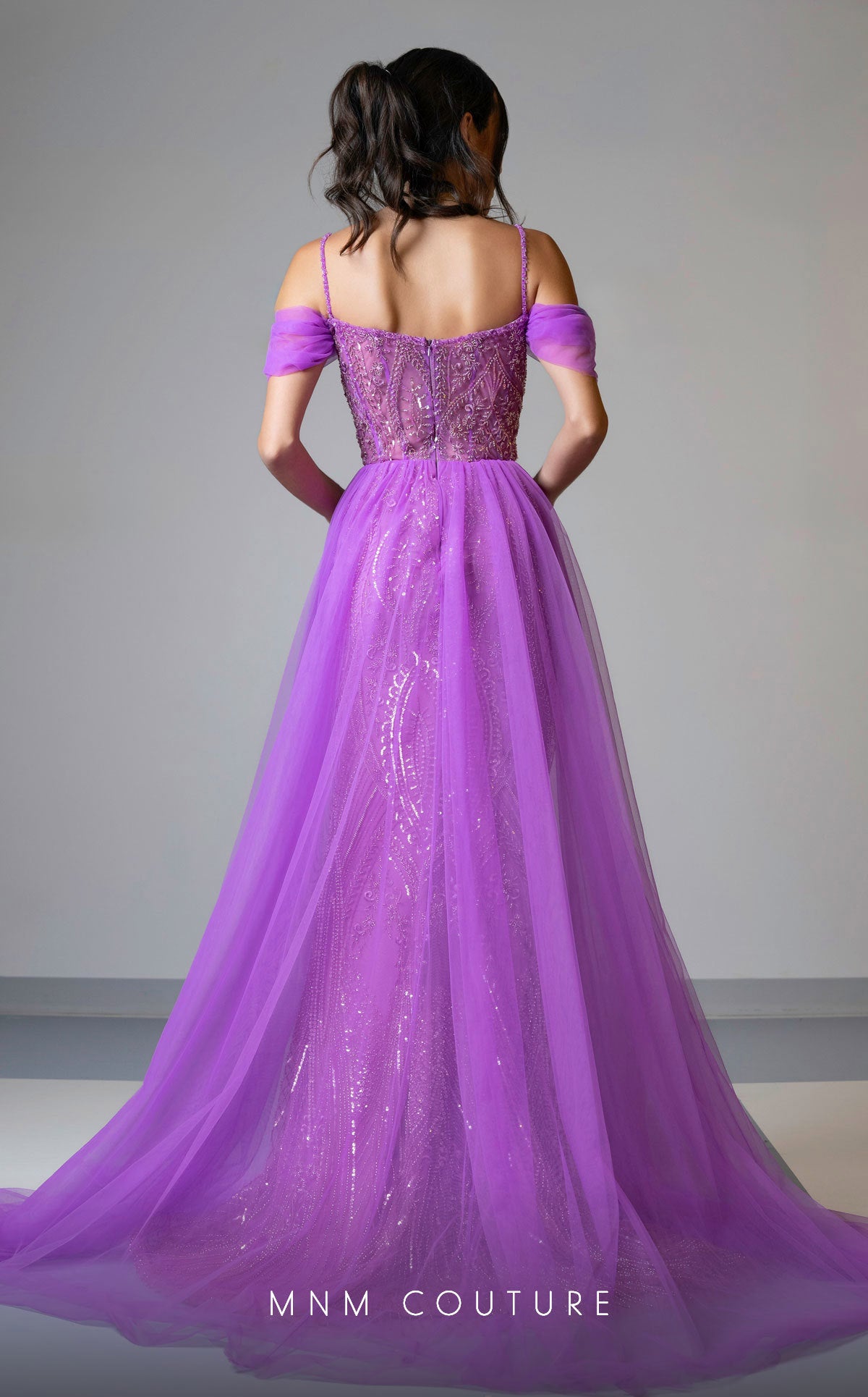 MNM Couture Style M1047 - Enchanting Tulle Elegance with Romantic Details