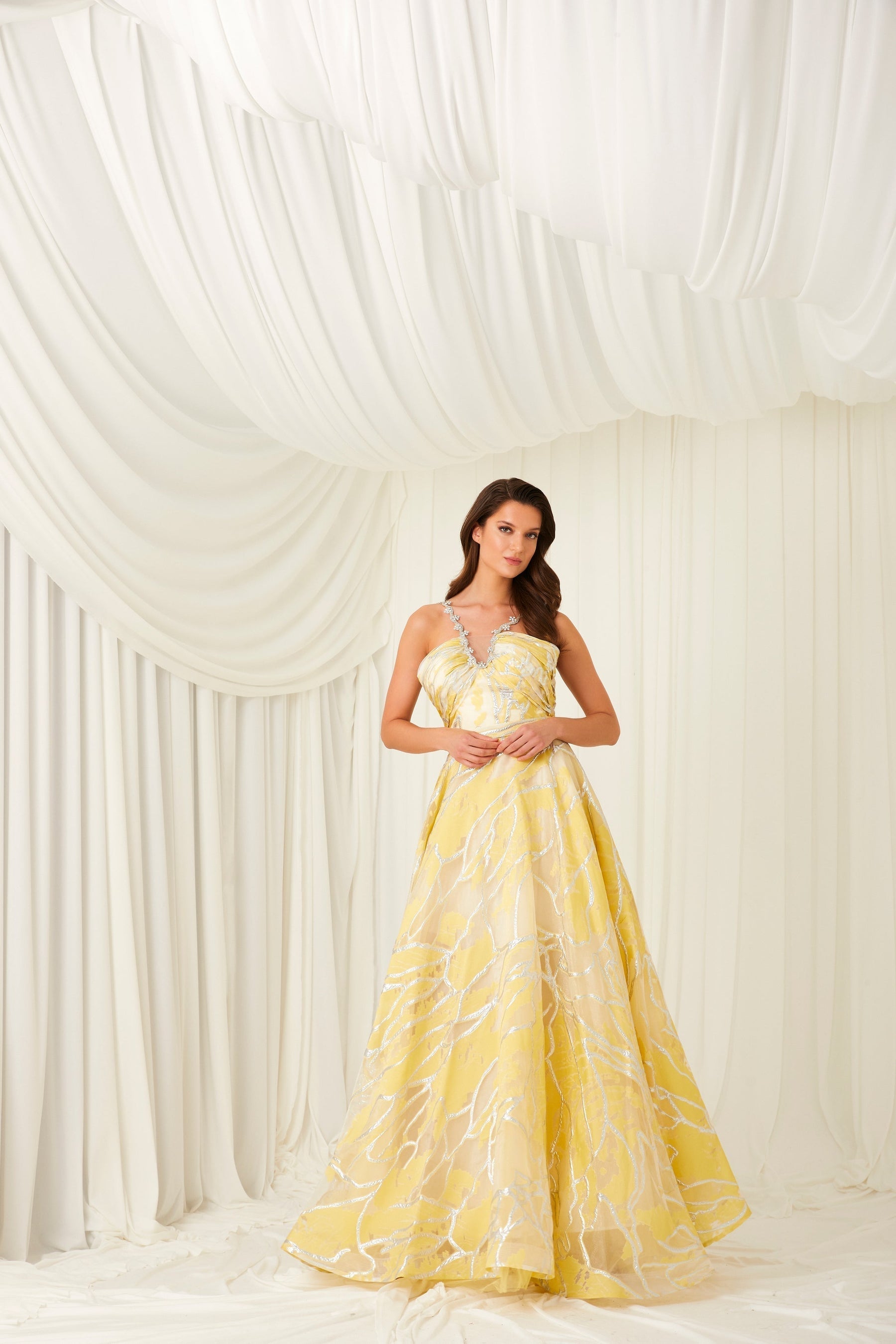 Nour Fathallah N0496 - Elegant Evening Gown