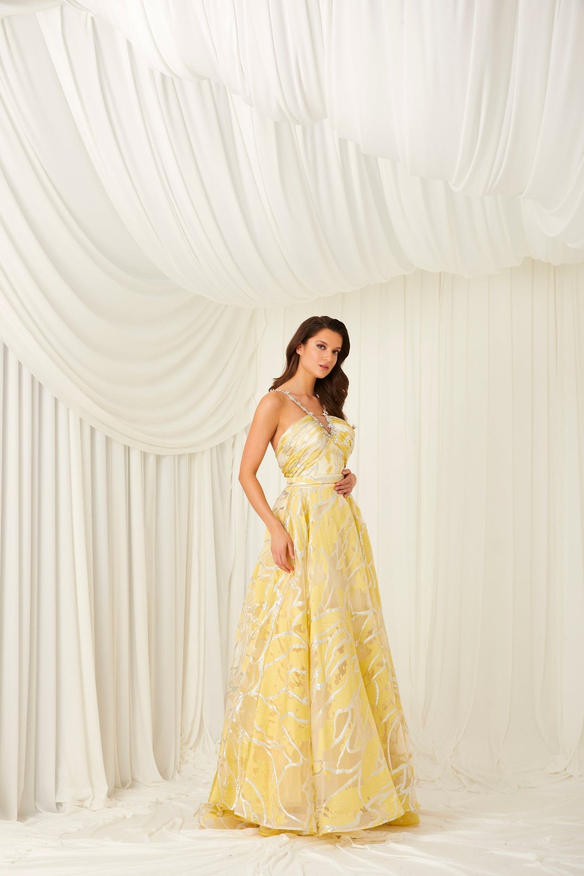 Nour Fathallah N0496 - Elegant Evening Gown