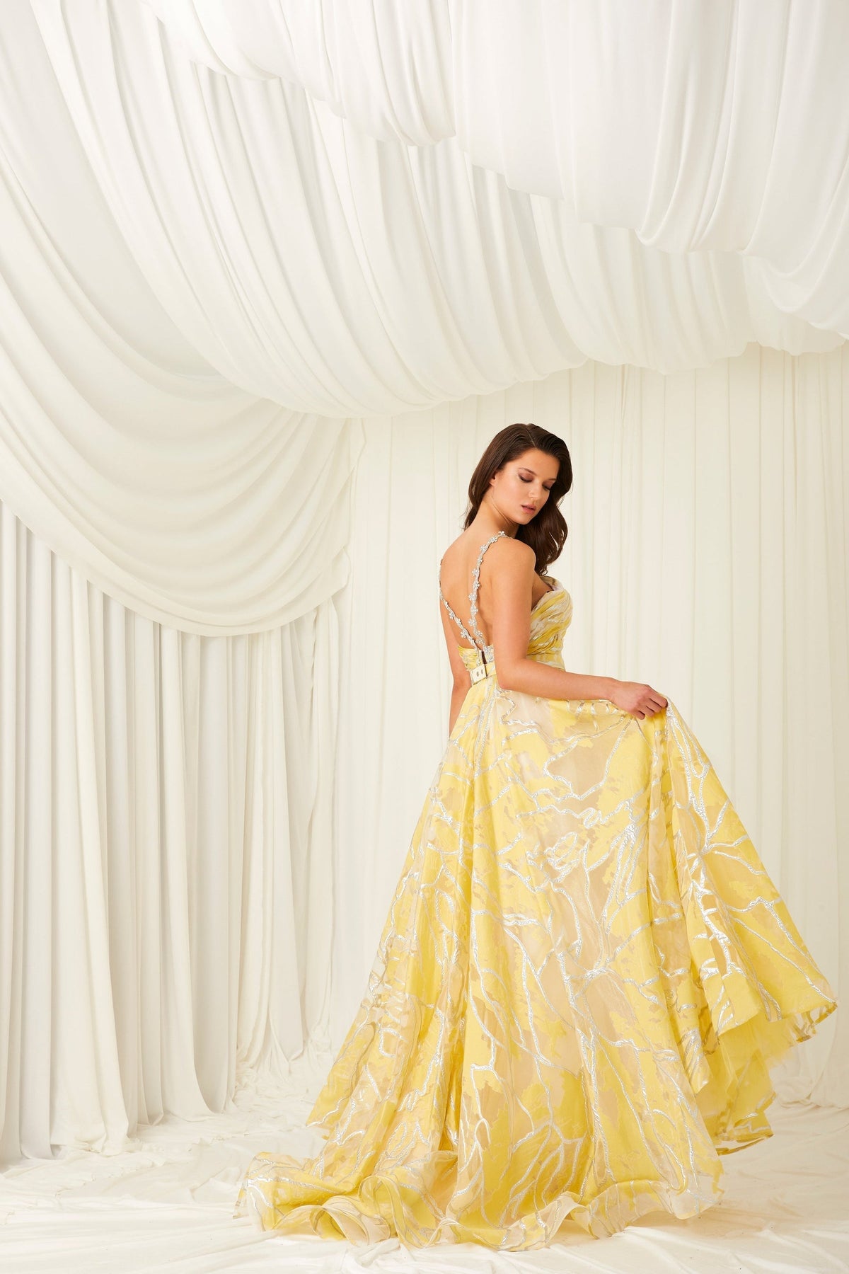 Nour Fathallah N0496 - Elegant Evening Gown