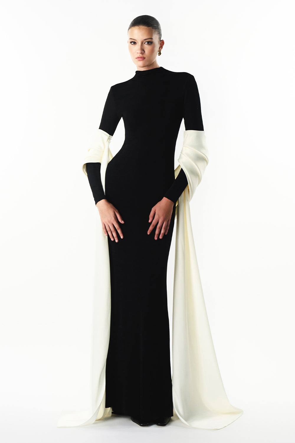 Mirer - Tish Sheath Cotton Maxi Dress-0