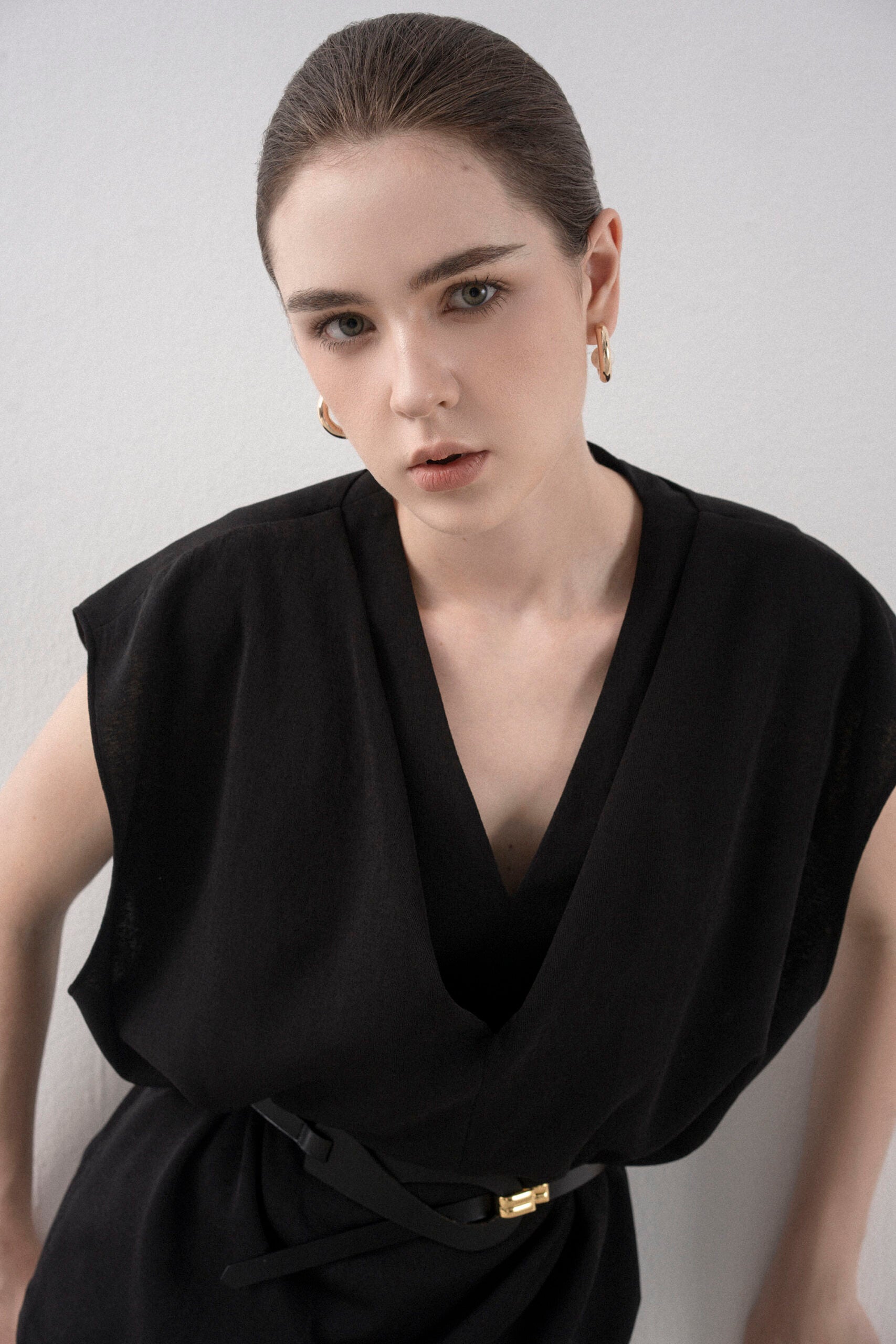 Nadia V-neck Blouse