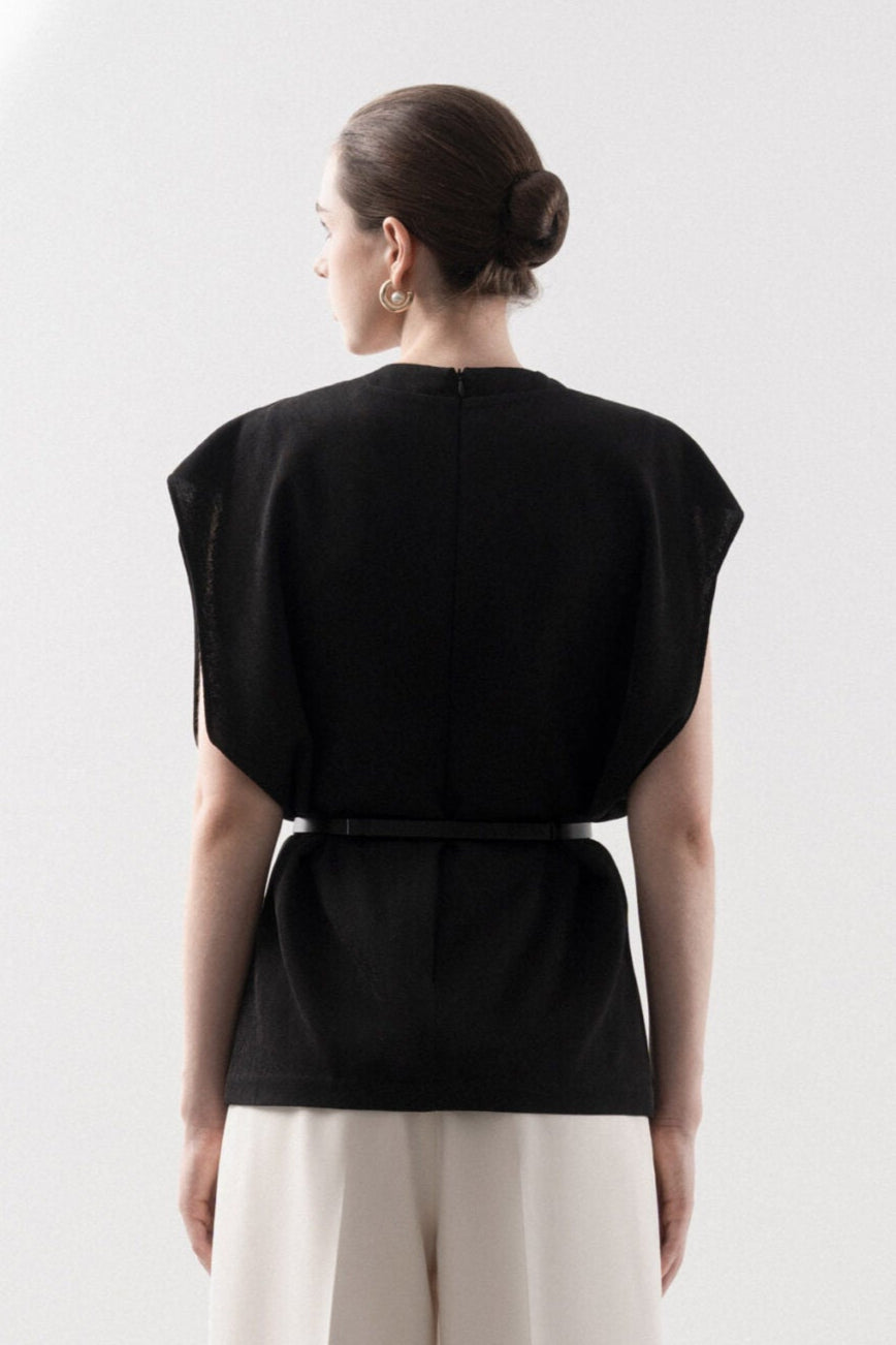 Nadia V-neck Blouse