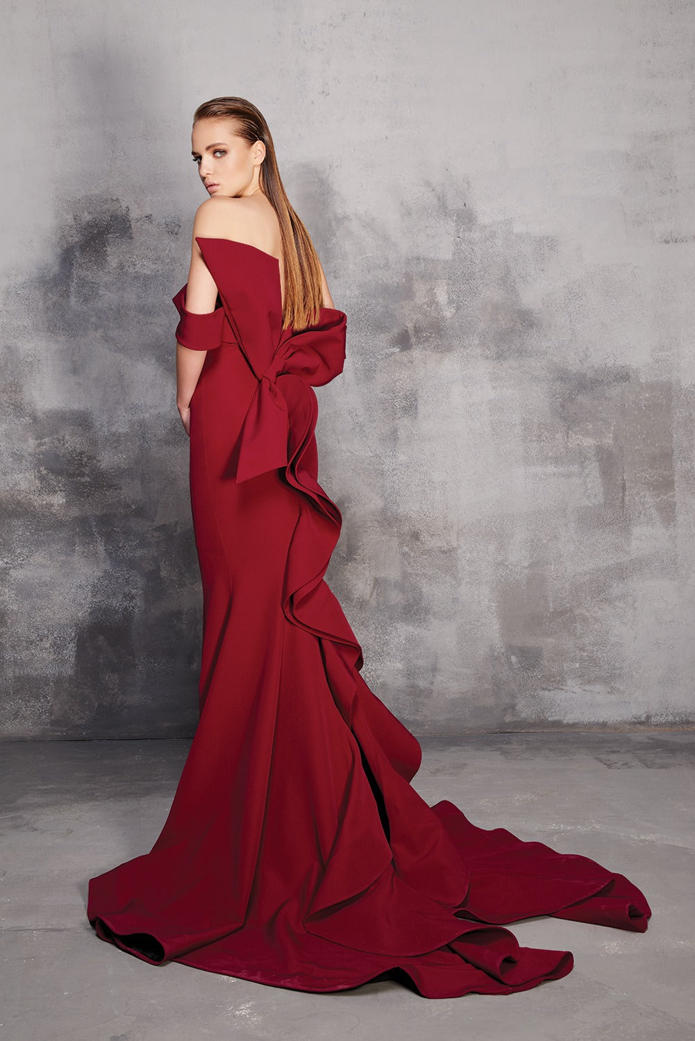Nour Fathallah N0145 - Elegant Evening Gown