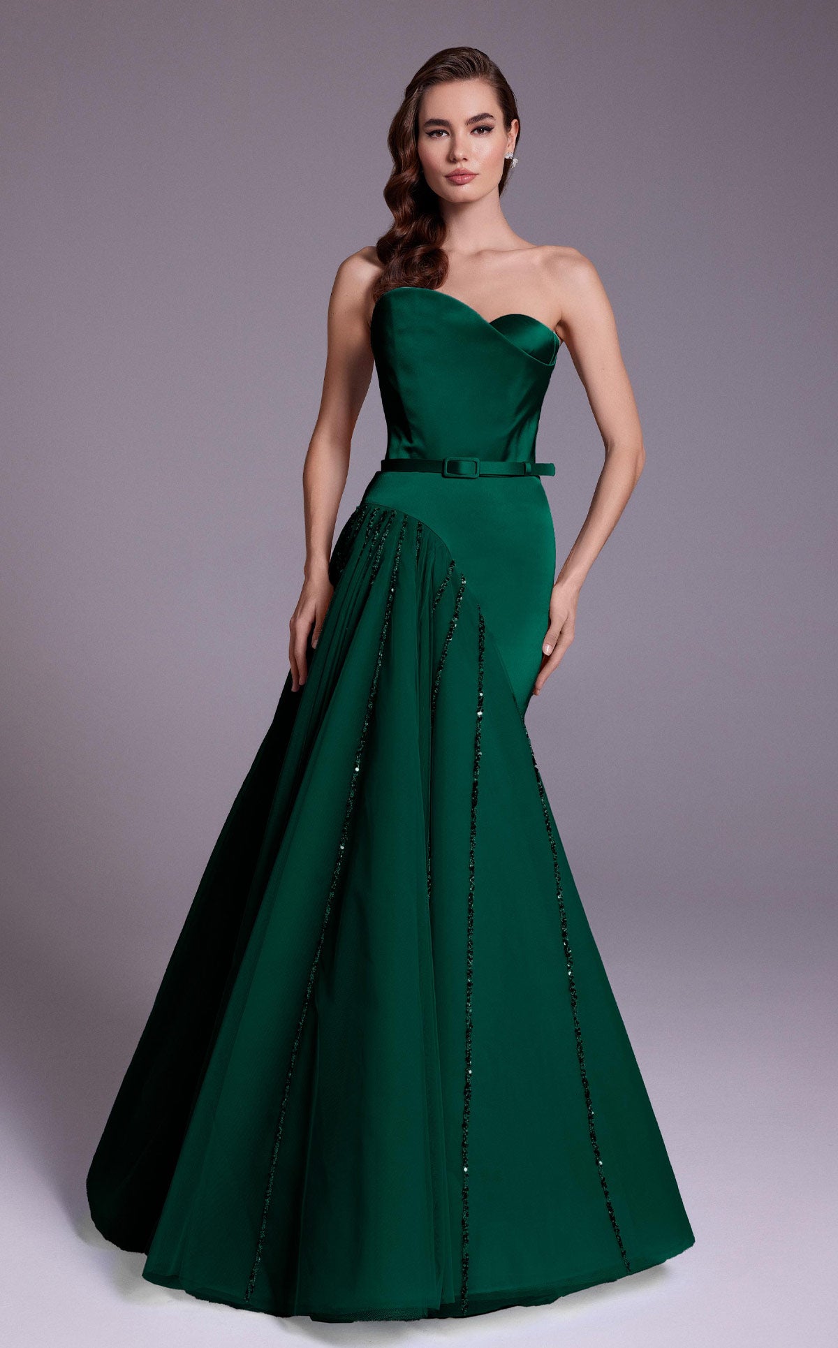 Nour Fathallah N0536 - Elegant Evening Gown