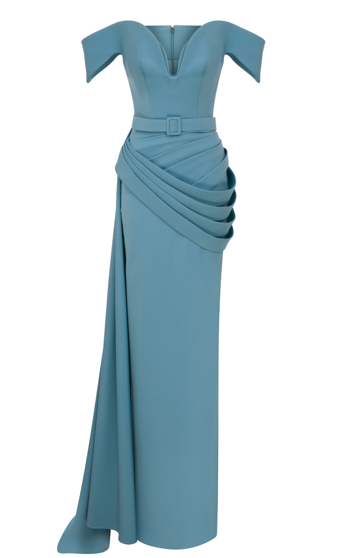 Nour Fathallah N0628A - Celestial Garden Embroidered Jumpsuit