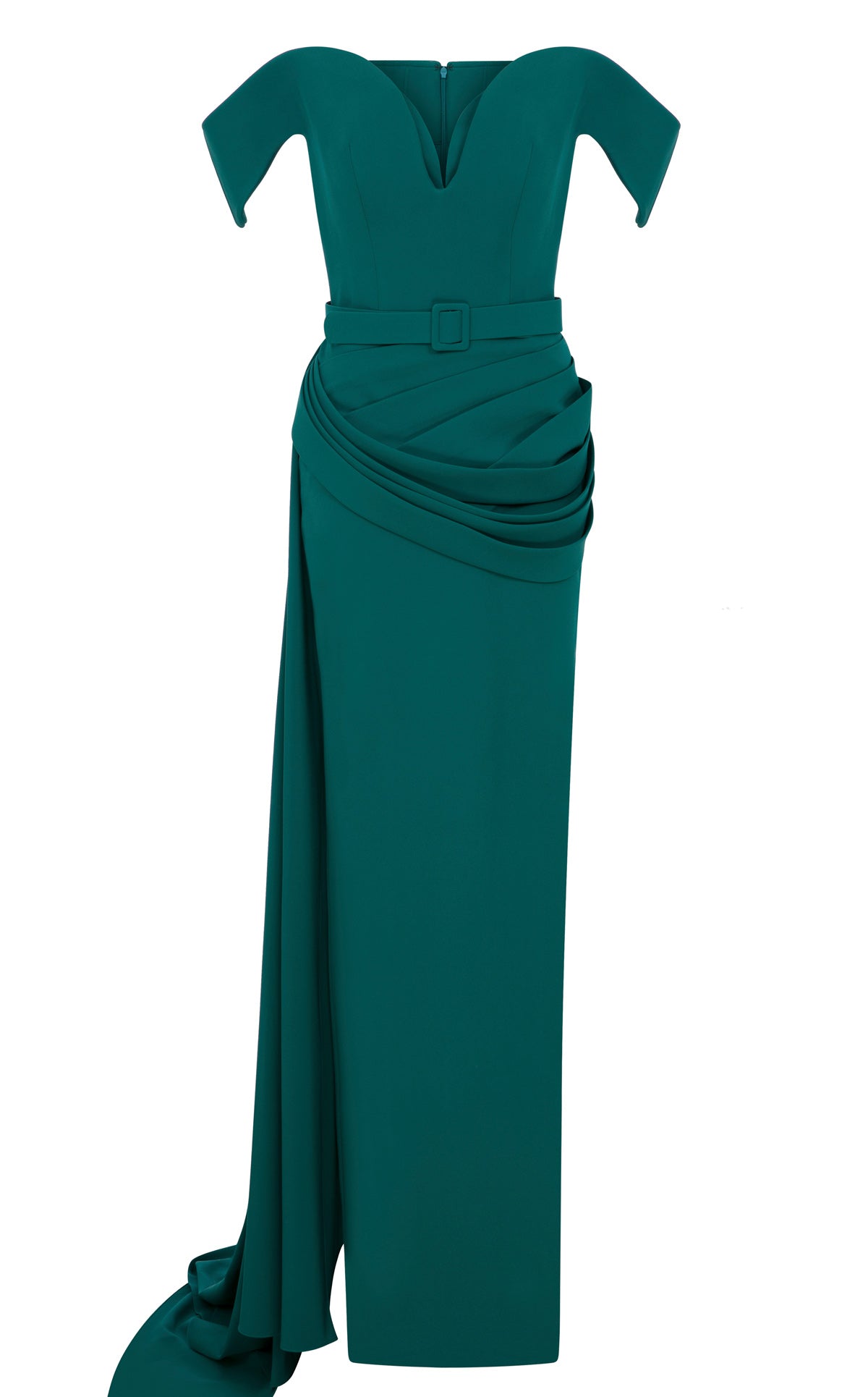Nour Fathallah N0628A - Celestial Garden Embroidered Jumpsuit