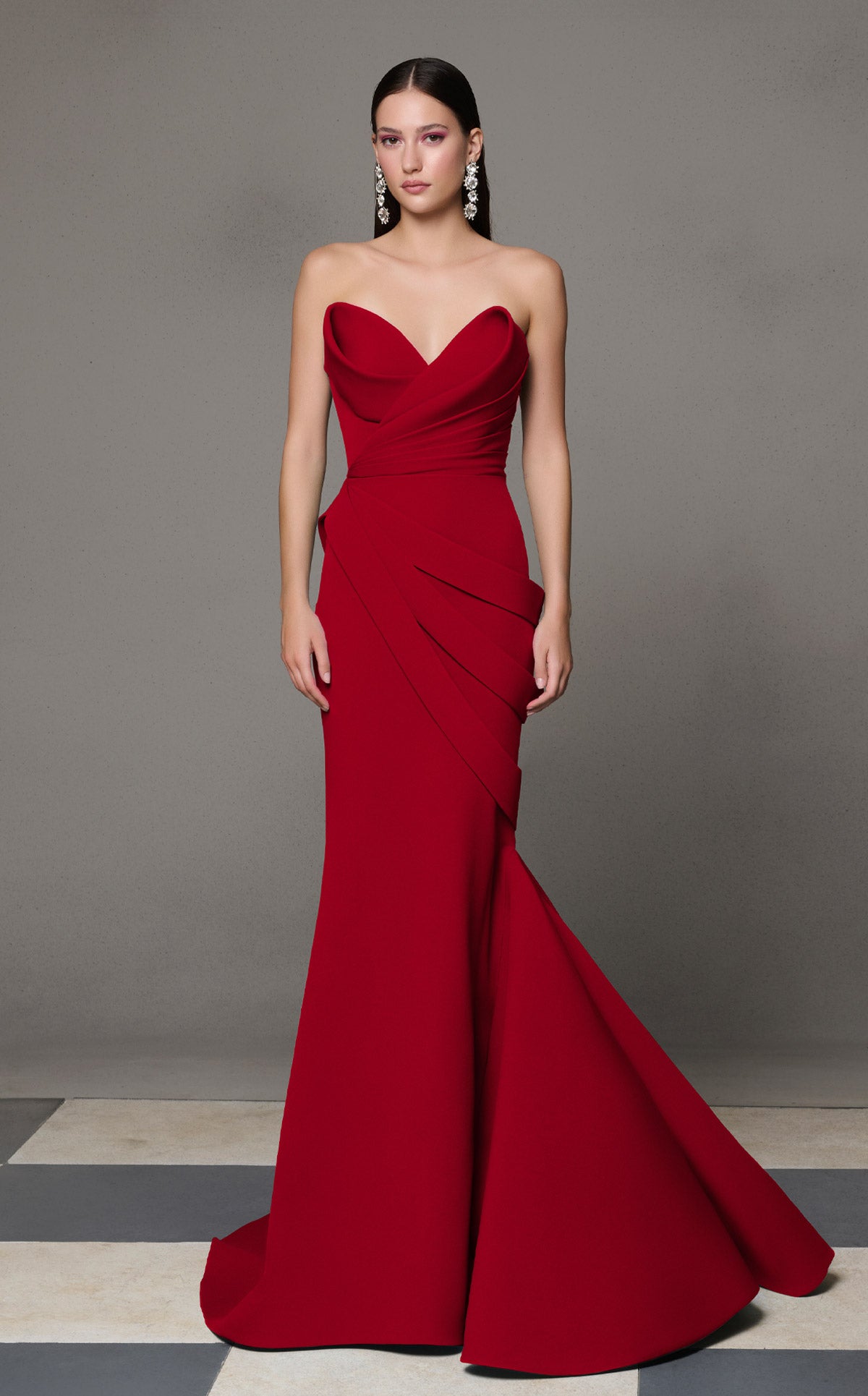 Nour Fathallah N0637 - Sophisticated Evening Gown