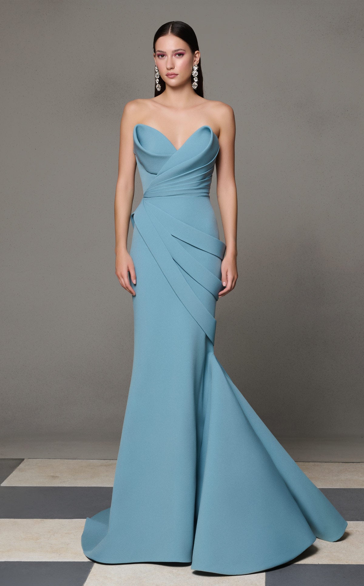 Nour Fathallah N0637 - Sophisticated Evening Gown