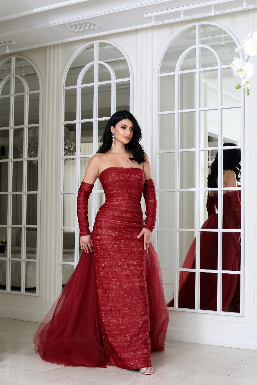 Nour Fathallah N0656 - Sophisticated Evening Gown