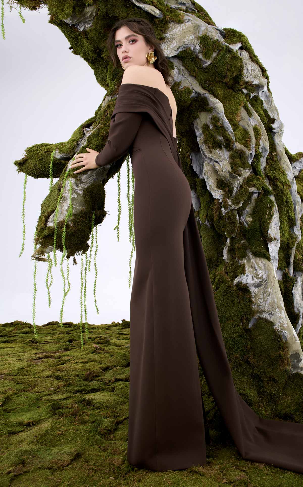 Nour Fathallah N0674 - Sophisticated Evening Gown