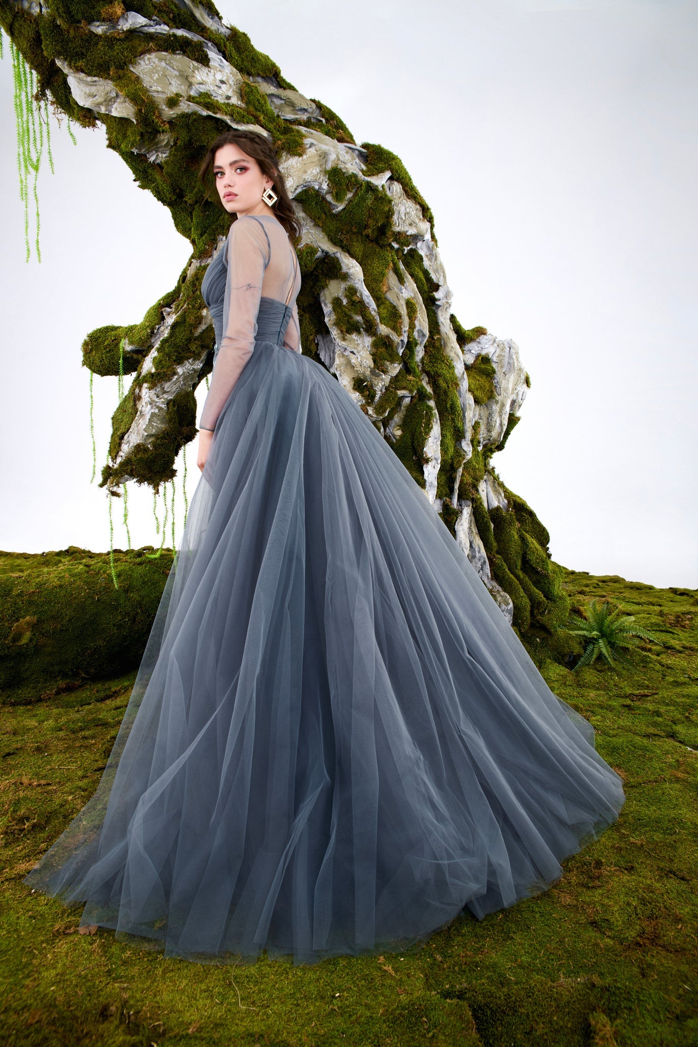Nour Fathallah N0689 - Contemporary Formal Gown with Graceful Proportion
