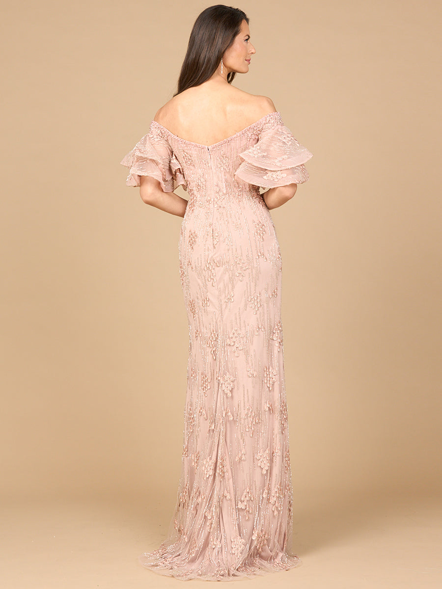 Off Shoulder Mermaid Gown 28935