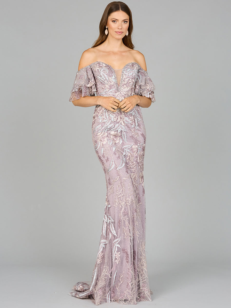 Off Shoulder Mermaid Lace Gown 29000