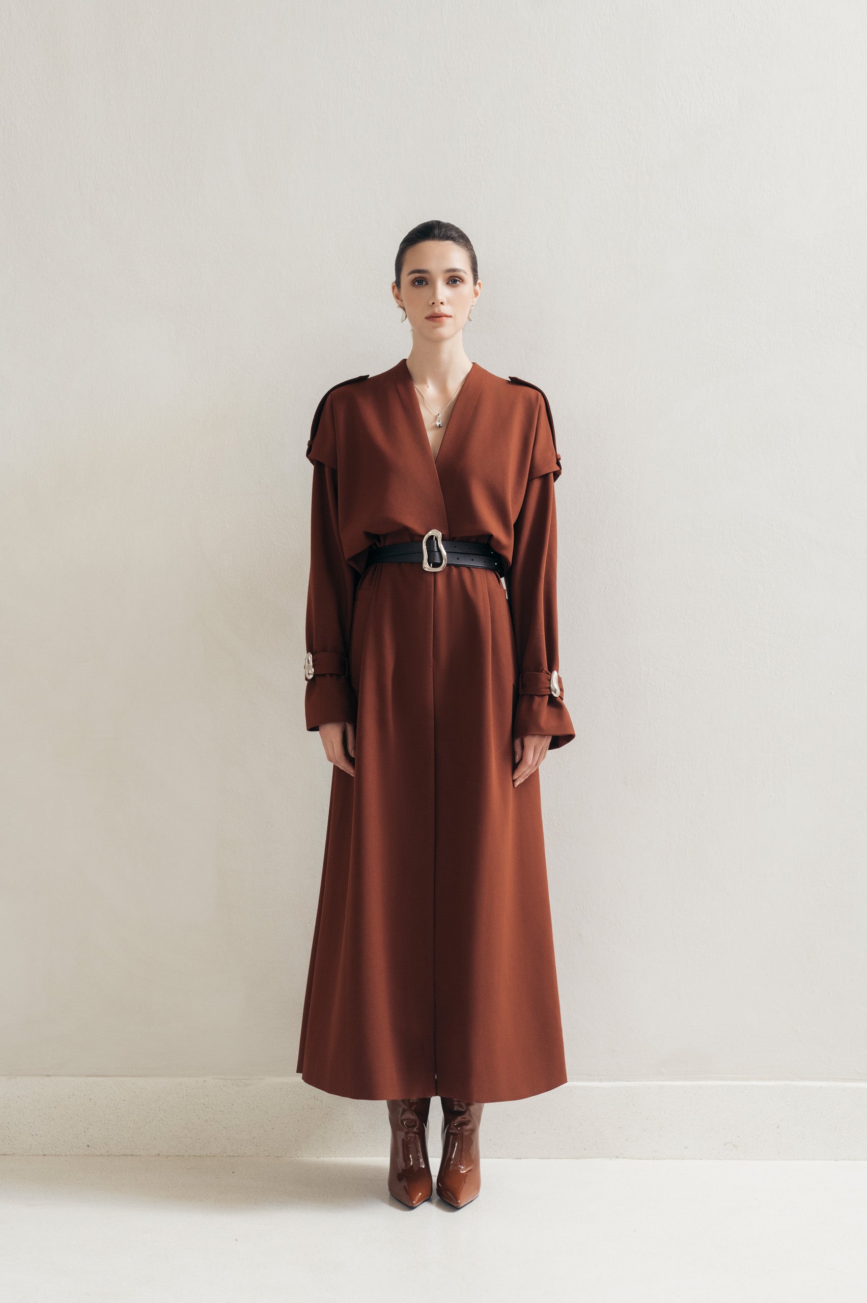 Orange Charm Trench
