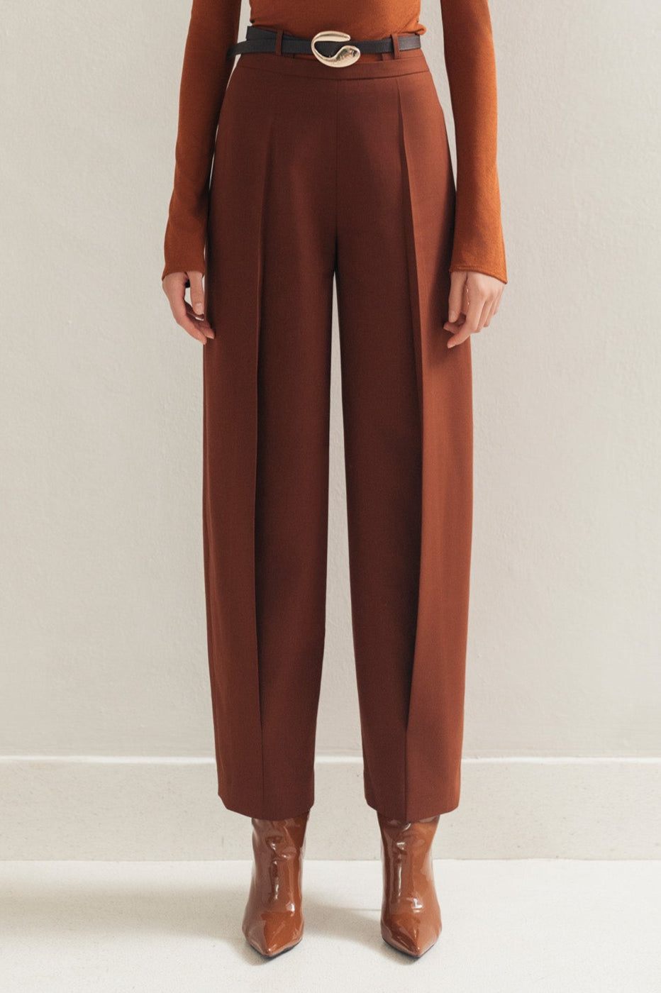 Orange Cocoon Pants