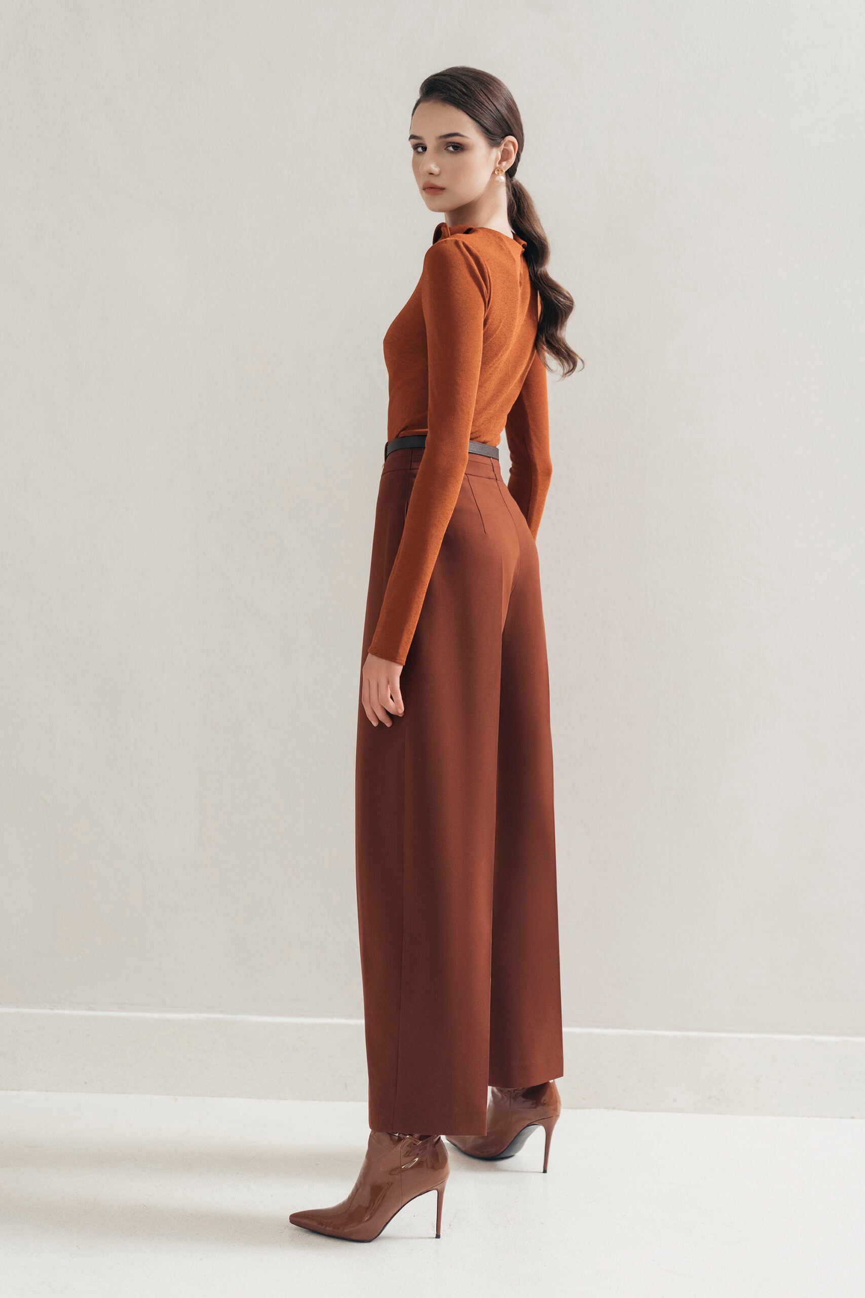 Orange Cocoon Pants