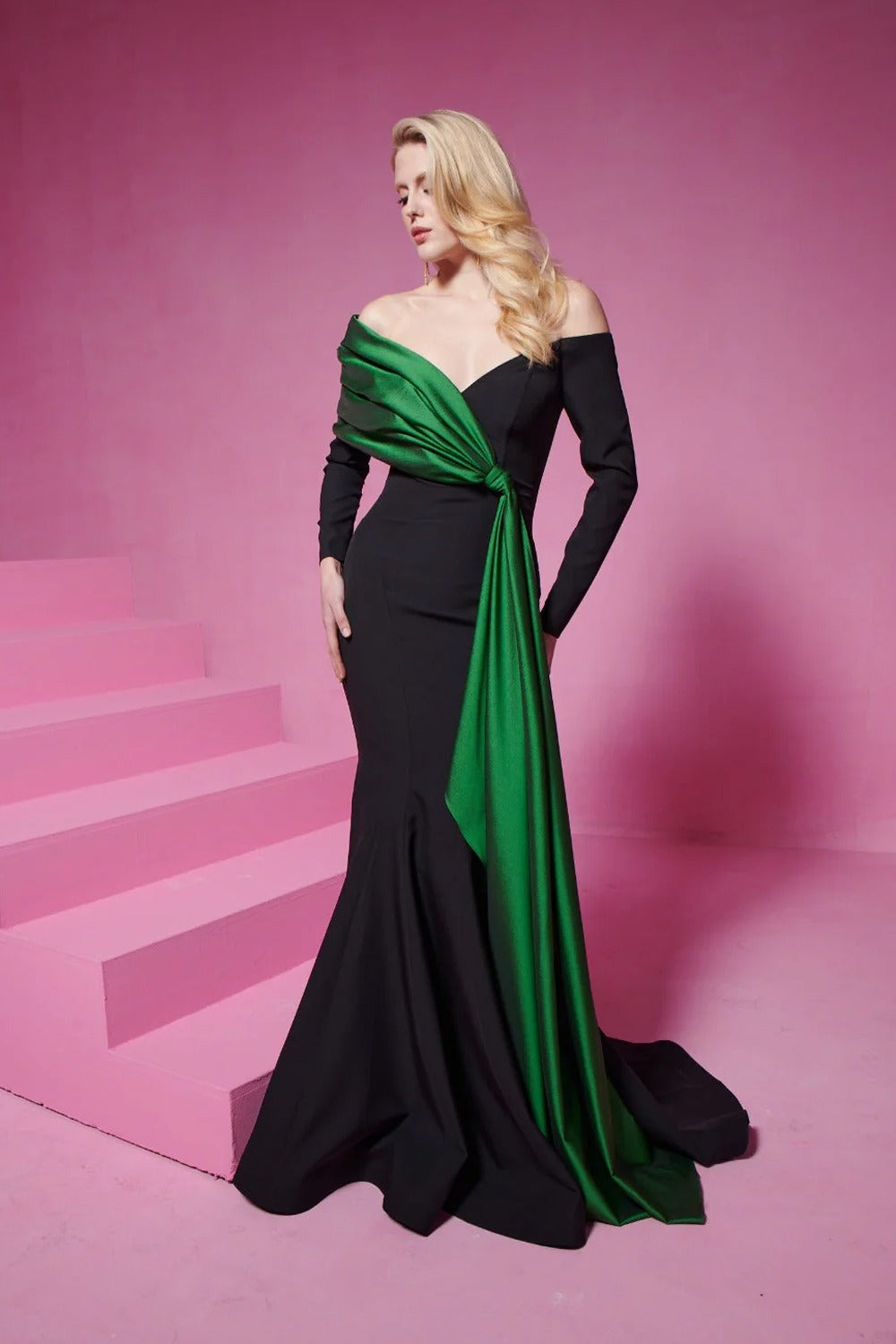 Strapless Evening Gown N0561