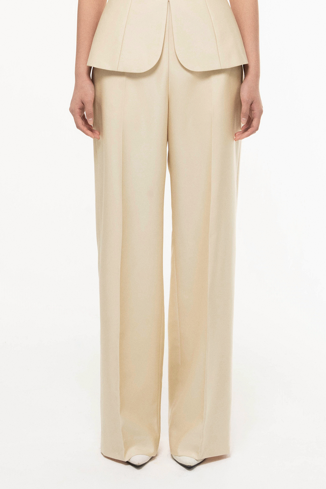 Pleated Wide Leg Pants