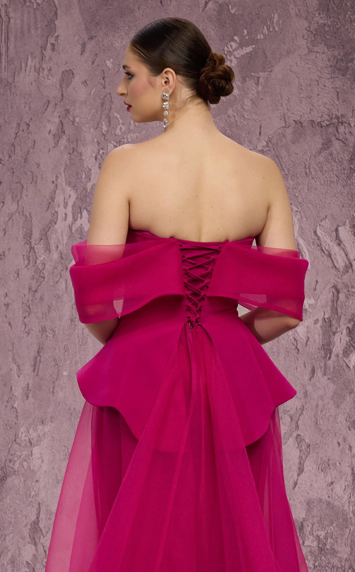 MNM Couture Q1010: Organza & Crepe Ballgown