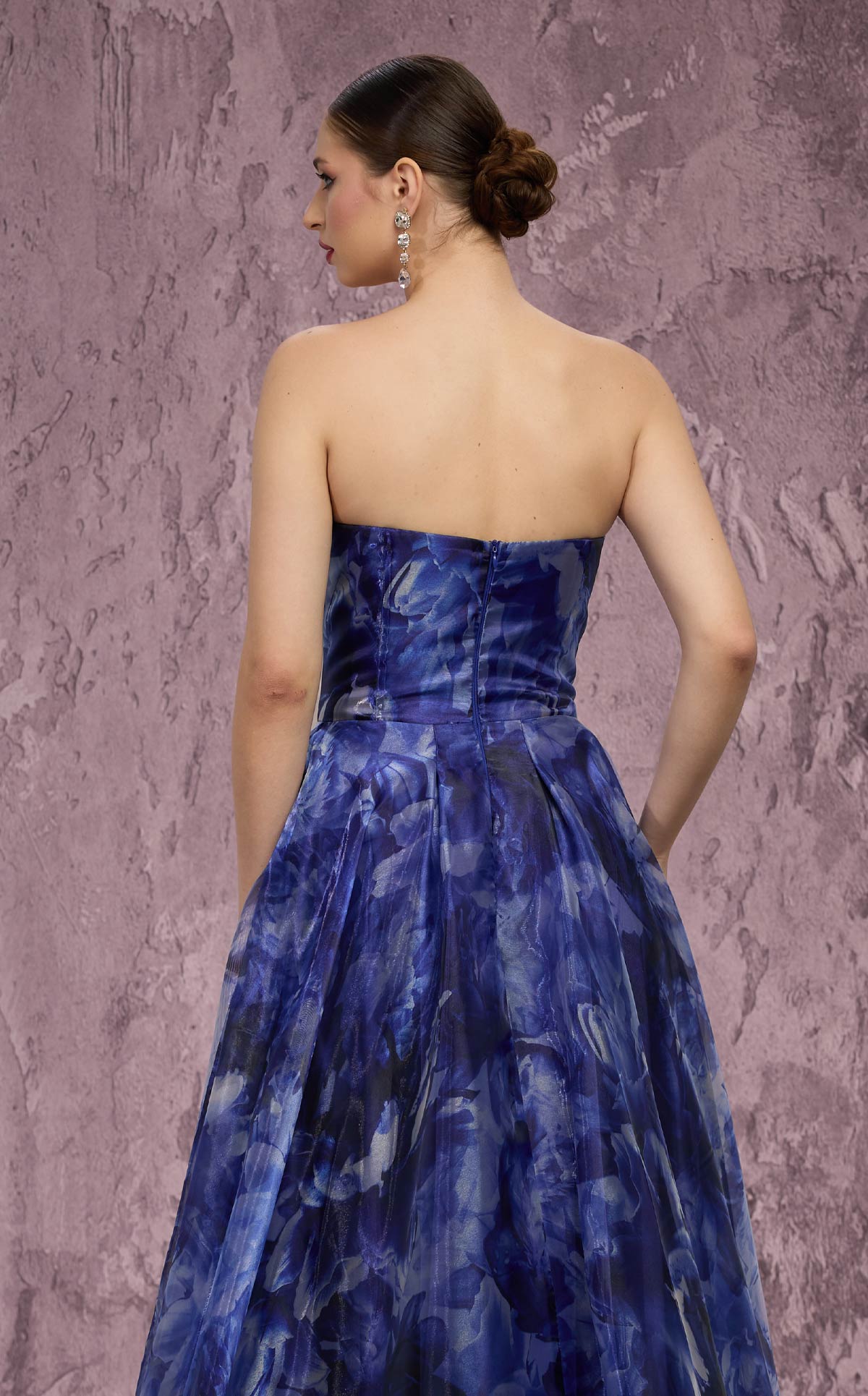 MNM Couture Q9060: Strapless Organza Ballgown