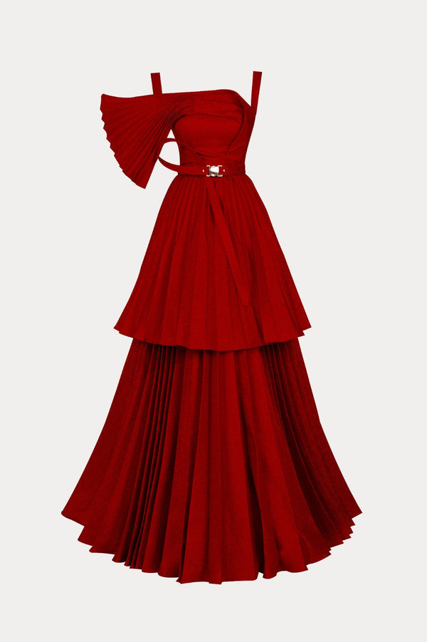Radiant Evening Jacquard Gown E0017